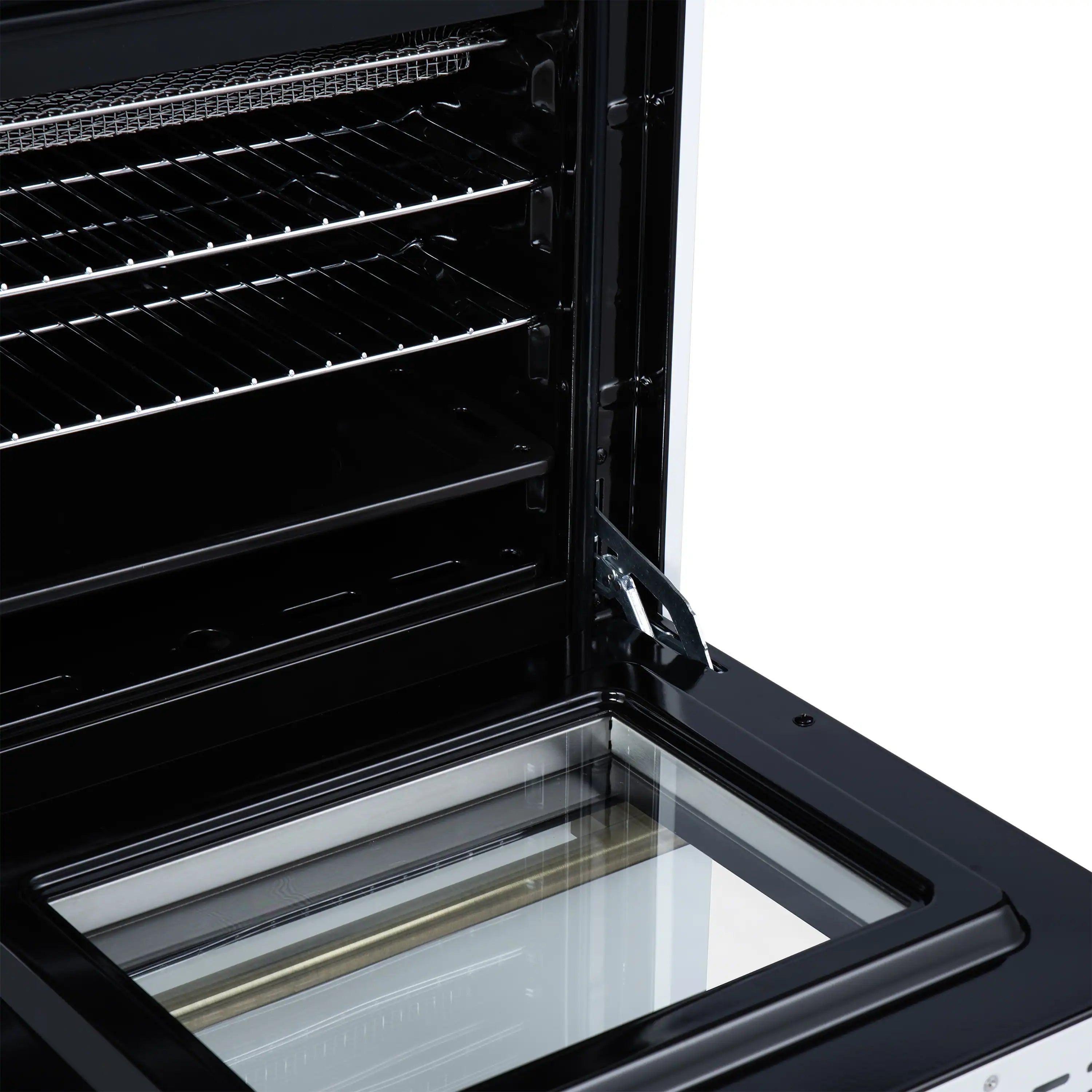 Forno Breno 24-Inch Freestanding Gas Range in White with Antique Brass Trim (FFSGS6272-24WHT)