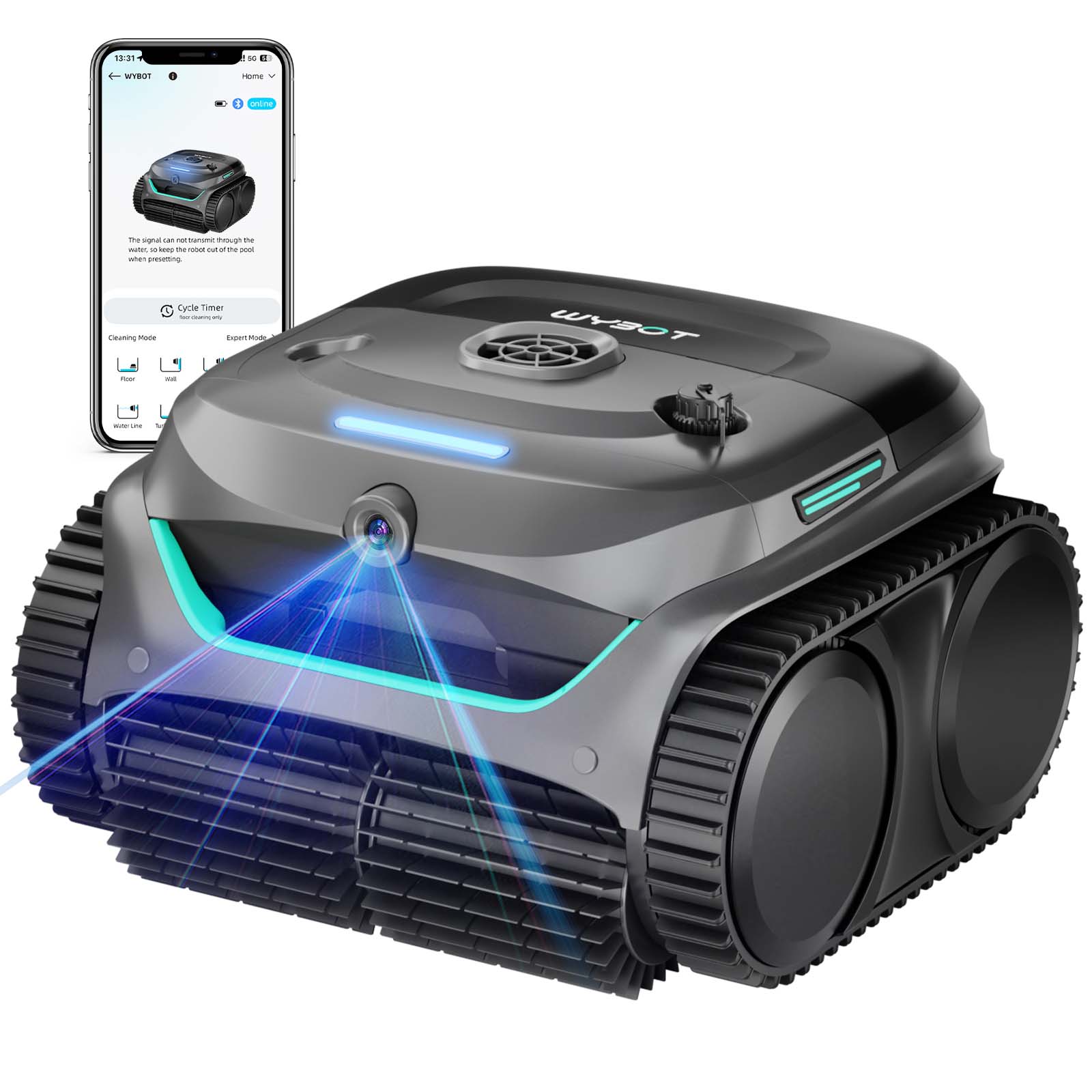 (2026 New) WYBOT C2 Vision Cordless Robotic Pool Cleaner