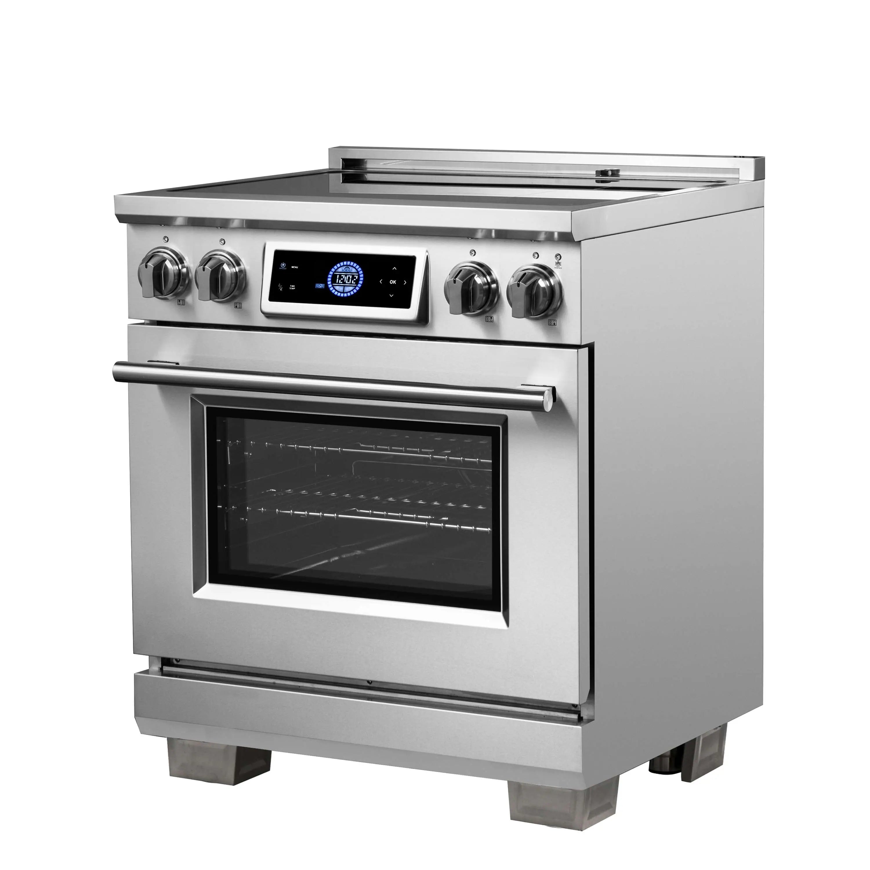 Forno Maximus 30-Inch Induction Range with Air Fryer in Stainless Steel (FFSIN0968-30)
