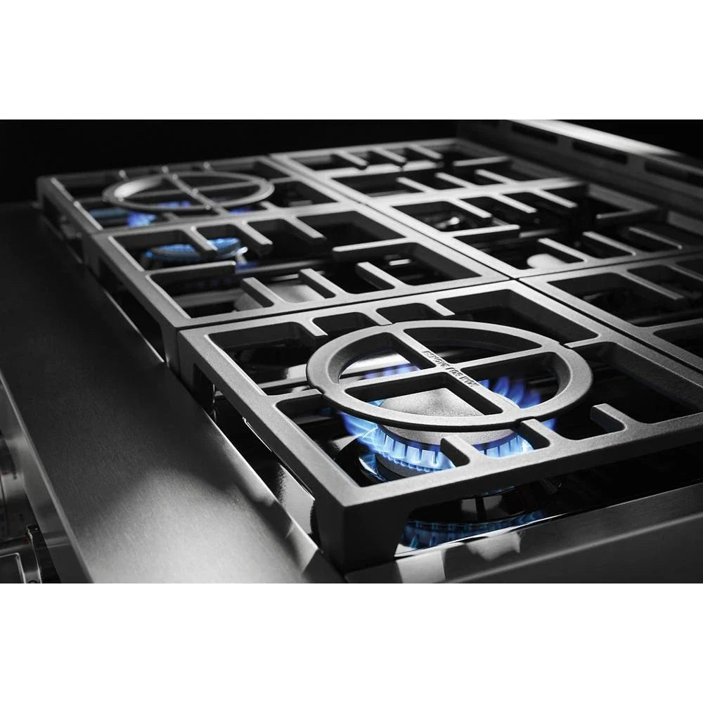 KitchenAid KFGC506JSS 36'' Smart Commercial-style Gas Range With 6 Burners Stainless Steel
