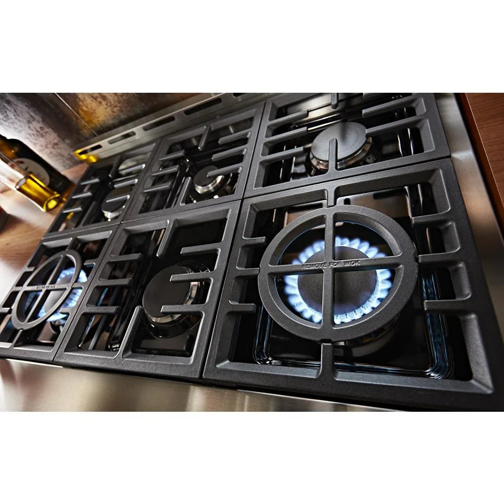 KitchenAid KFGC506JSS 36'' Smart Commercial-style Gas Range With 6 Burners Stainless Steel