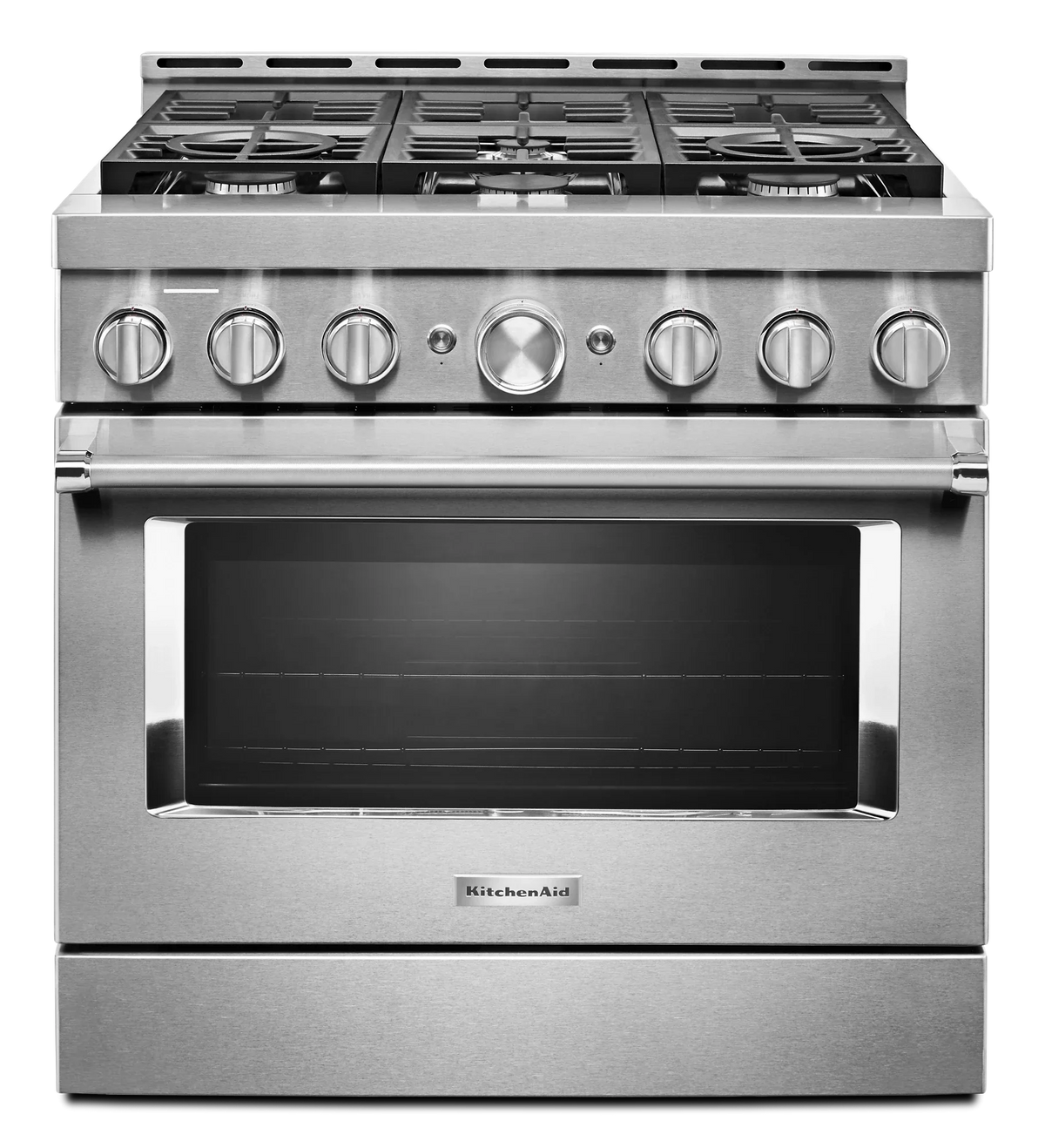 KitchenAid KFGC506JSS 36'' Smart Commercial-style Gas Range With 6 Burners Stainless Steel