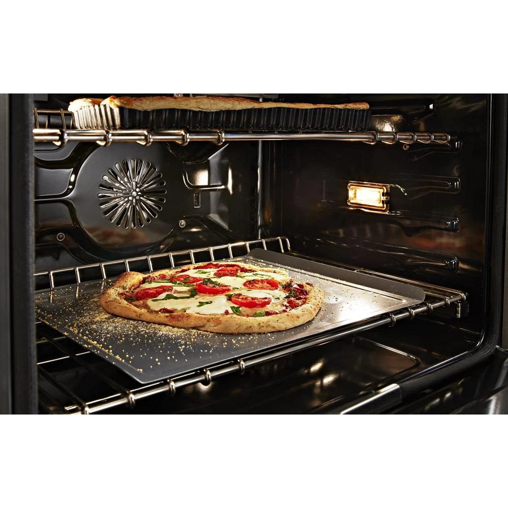 KitchenAid KFGC558JPA 48'' Smart Commercial-Style Gas Range with Griddle Passion Red
