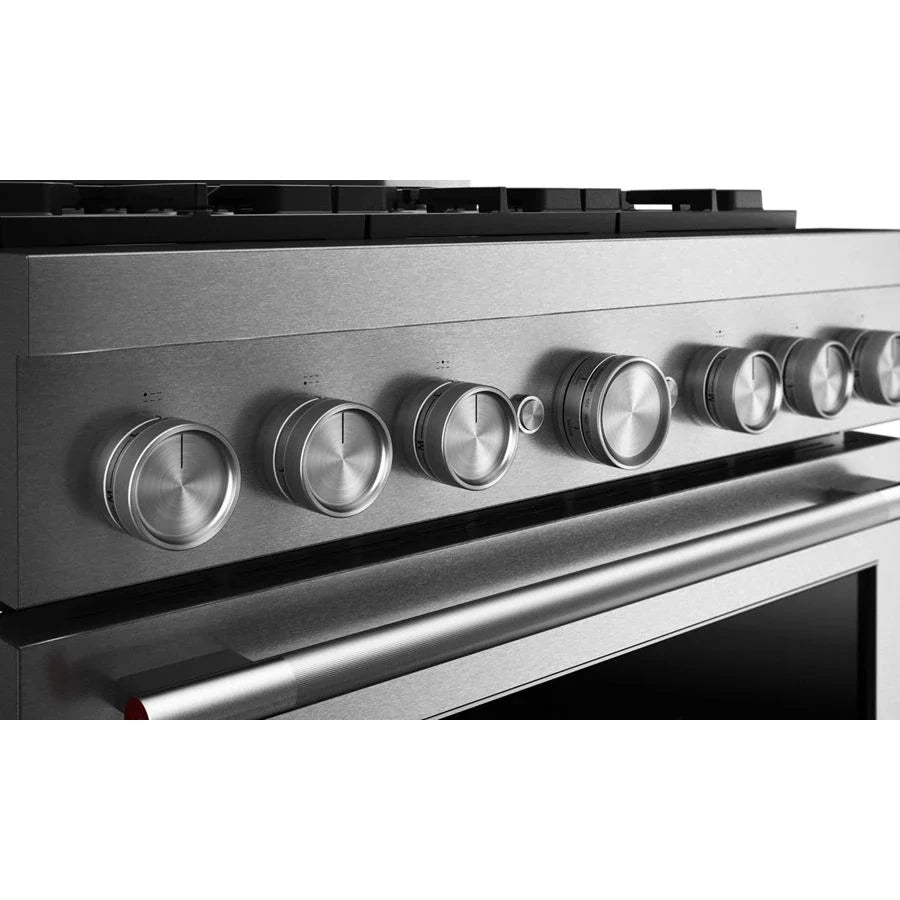 KitchenAid KFGS936SSS 36-inch 6 Burner Commercial-style Gas Range With No Preheat Air Fry Mode Stainless Steel