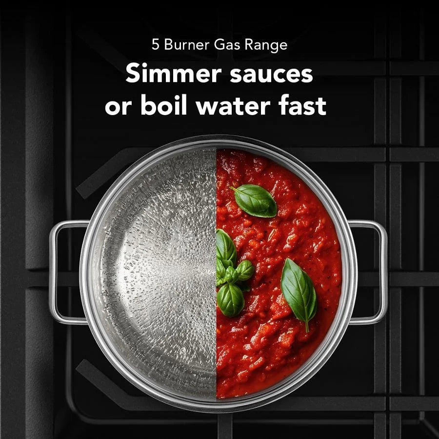 KitchenAid KSGS330SPS 5.0 Cu. Ft. Smart Slide-in Gas Range With Convection Cooking Modes PrintShield™ Stainless Finish