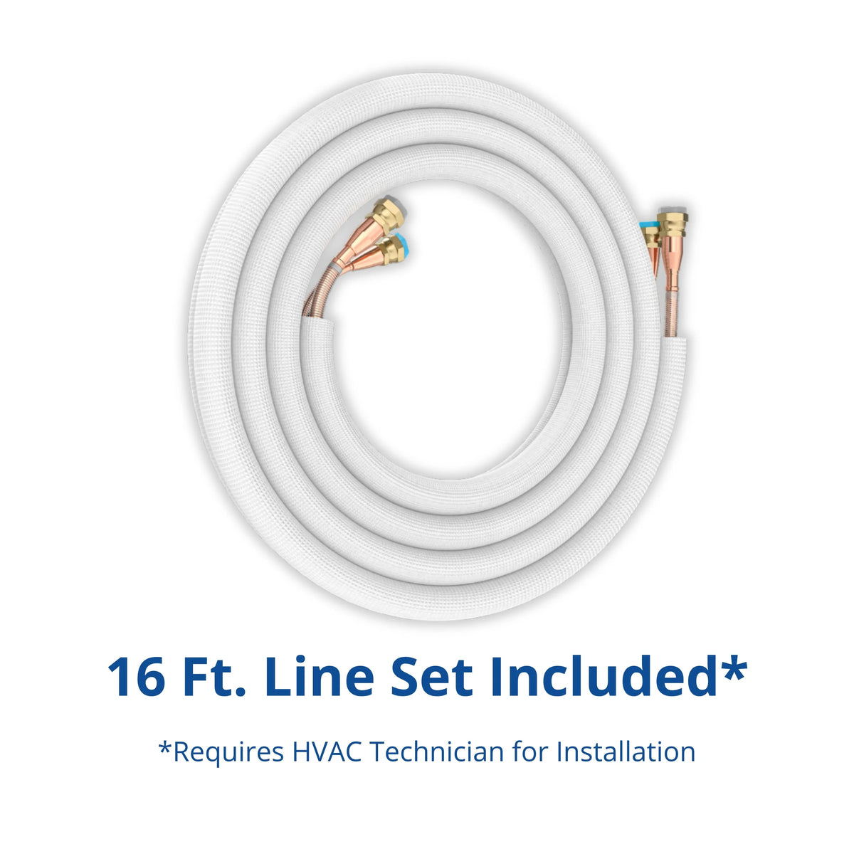 MRCOOL Advantage 5th Gen 36,000 BTU Single Zone Mini Split Complete System with 16 Ft. Line Set, 230V, Wall Mounted (A-36-HP-230D-O)