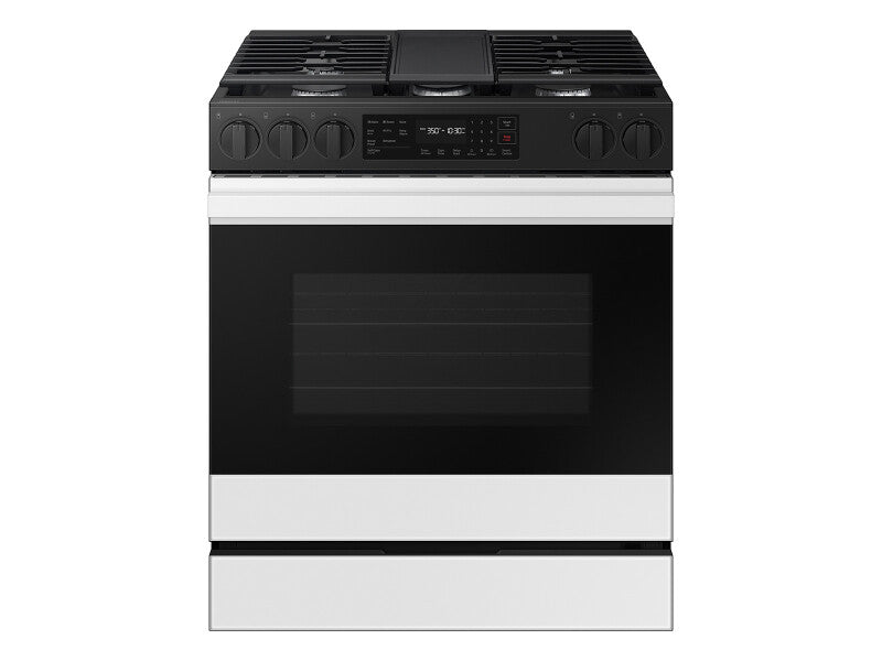 Samsung NSG6DB830012 Precision Knobs | Wi-Fi | 6.0 cu.ft. White Glass