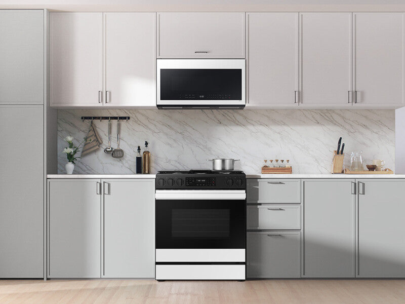 Samsung NSG6DB830012 Precision Knobs | Wi-Fi | 6.0 cu.ft. White Glass