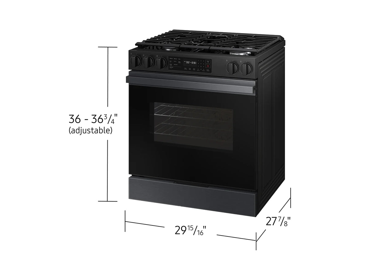 Samsung NSG6DG8100MT Fingerprint Resistant | Wi-Fi | 6.0 cu.ft. Matte Black Steel