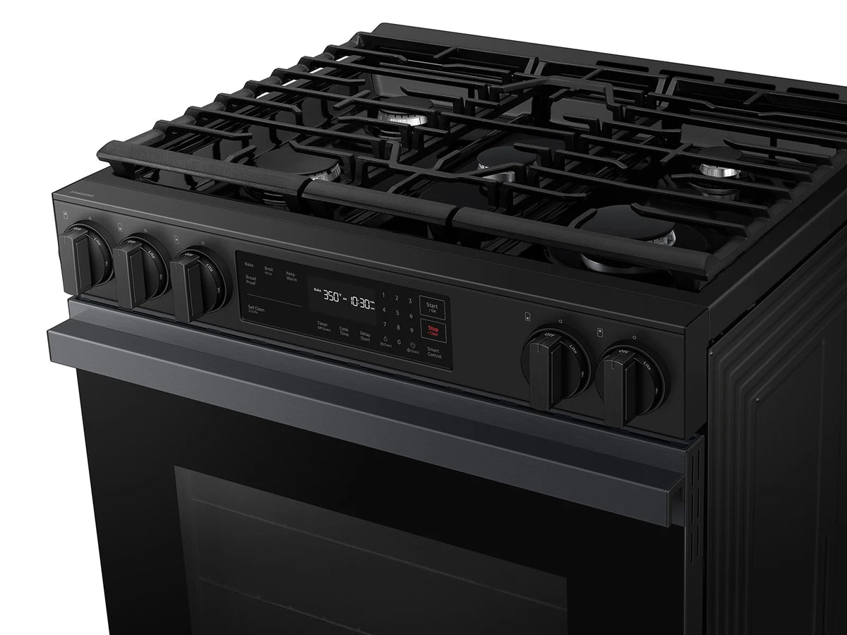 Samsung NSG6DG8100MT Fingerprint Resistant | Wi-Fi | 6.0 cu.ft. Matte Black Steel