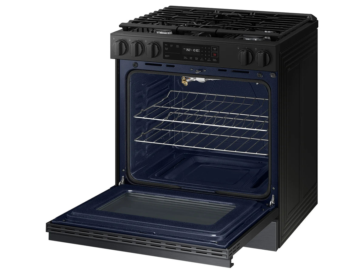 Samsung NSG6DG8100MT Fingerprint Resistant | Wi-Fi | 6.0 cu.ft. Matte Black Steel