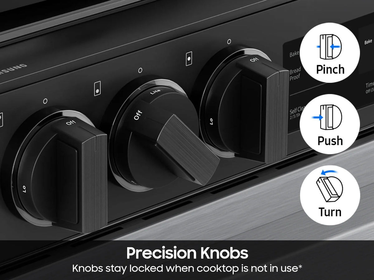 Samsung NSG6DG8100SR Fingerprint Resistant | Wi-Fi | 6.0 cu.ft. Stainless Steel