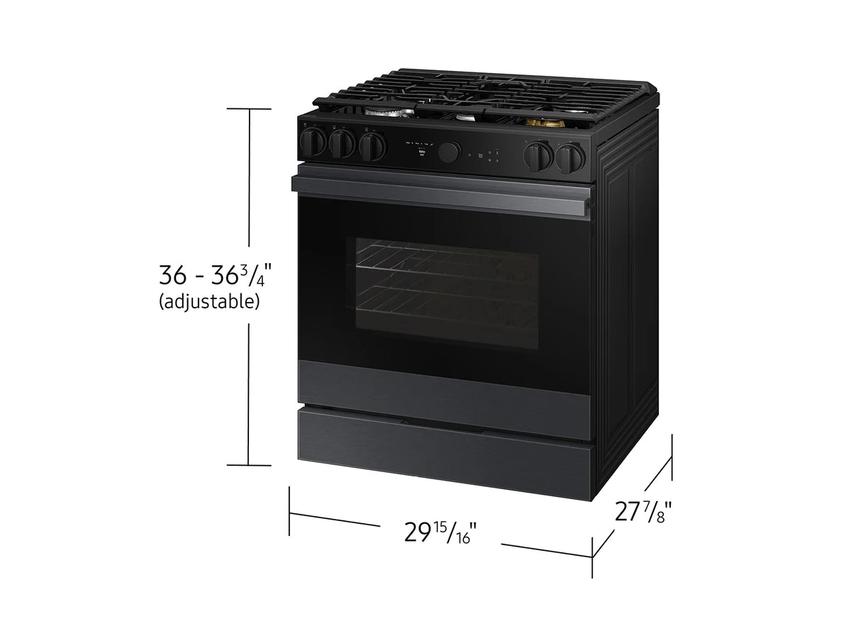Samsung NSG6DG8500MT Bespoke Slide-in Gas Range Other