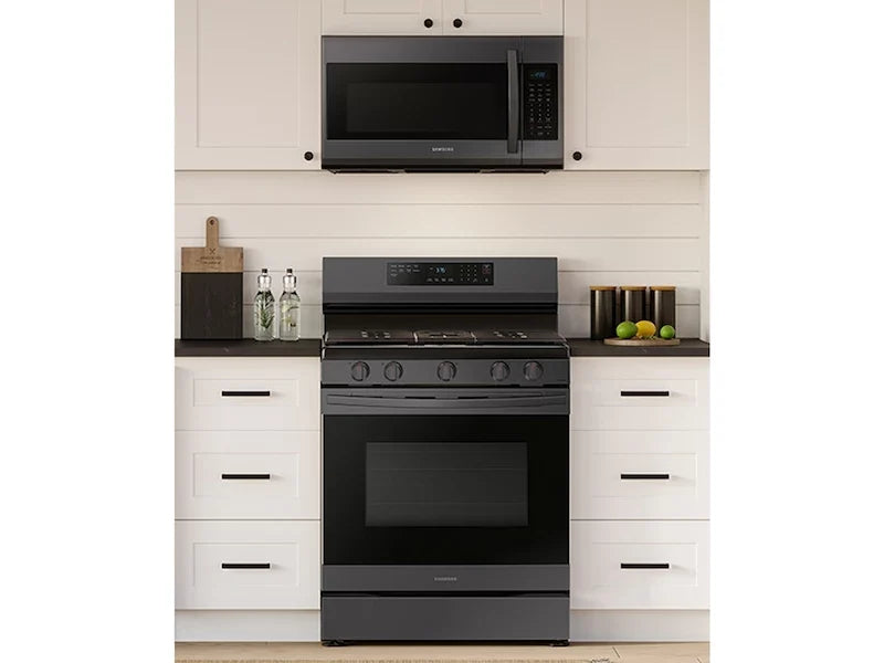 Samsung NX60A6511SG Freestanding Gas Range Fingerprint Resistant Black Stainless Steel