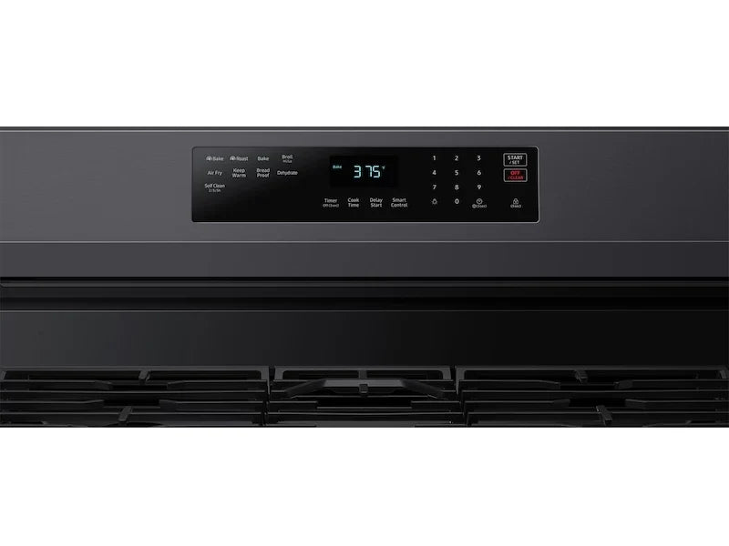 Samsung NX60A6511SG Freestanding Gas Range Fingerprint Resistant Black Stainless Steel