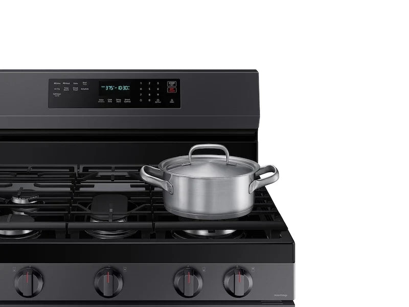 Samsung NX60A6711SGAA 6.0 cu. ft. Smart Freestanding Gas Range with No-Preheat Air Fry and Convection+ in Black Stainless Steel Other