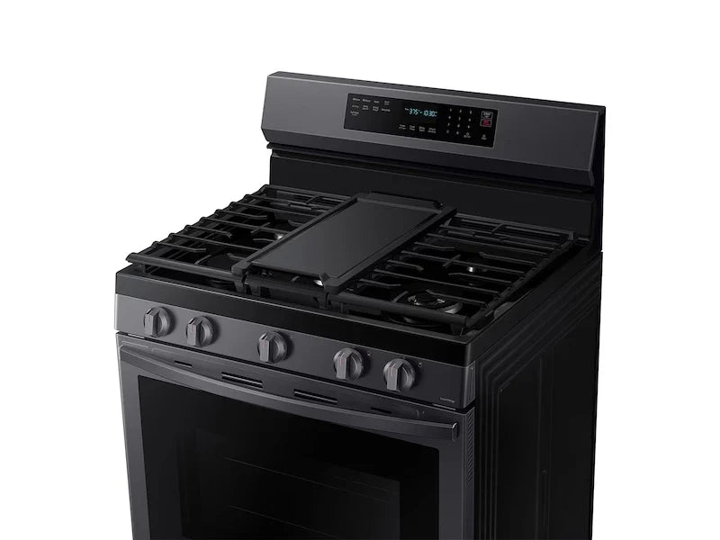 Samsung NX60A6711SGAA 6.0 cu. ft. Smart Freestanding Gas Range with No-Preheat Air Fry and Convection+ in Black Stainless Steel Other