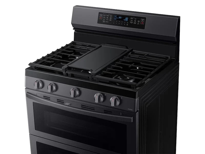 Samsung NX60A6751SG Freestanding Gas Range Fingerprint Resistant Black Stainless Steel