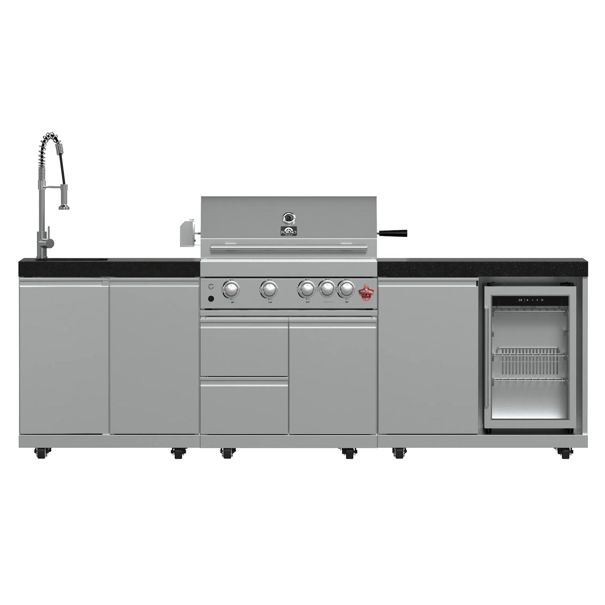 Forno Bulnes outdoor kitchen FODKT2506BLK - front main picture