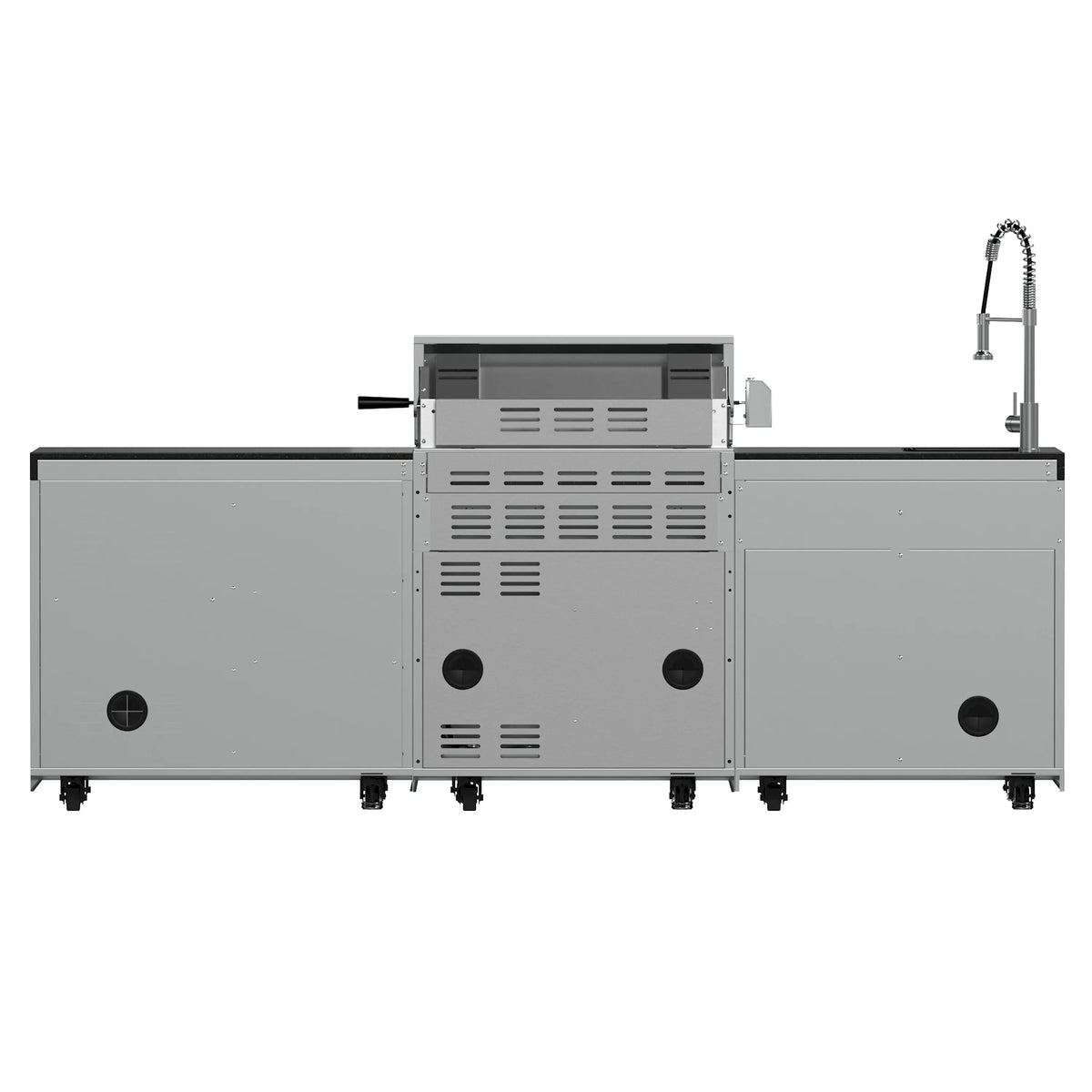 Forno Bulnes outdoor kitchen FODKT2506BLK - back