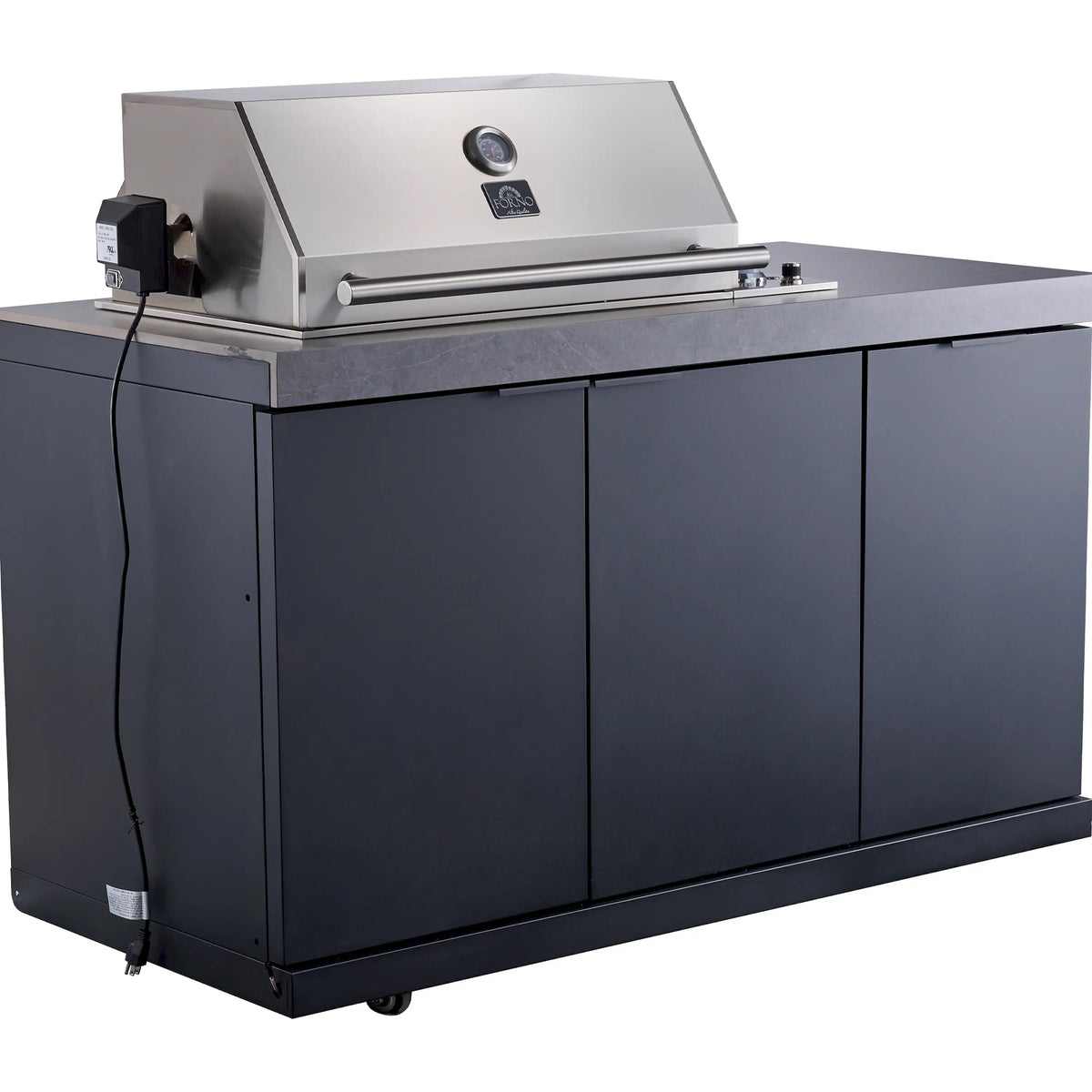 Forno Rimini outdoor kitchen FODKT2544BLK - module left angle