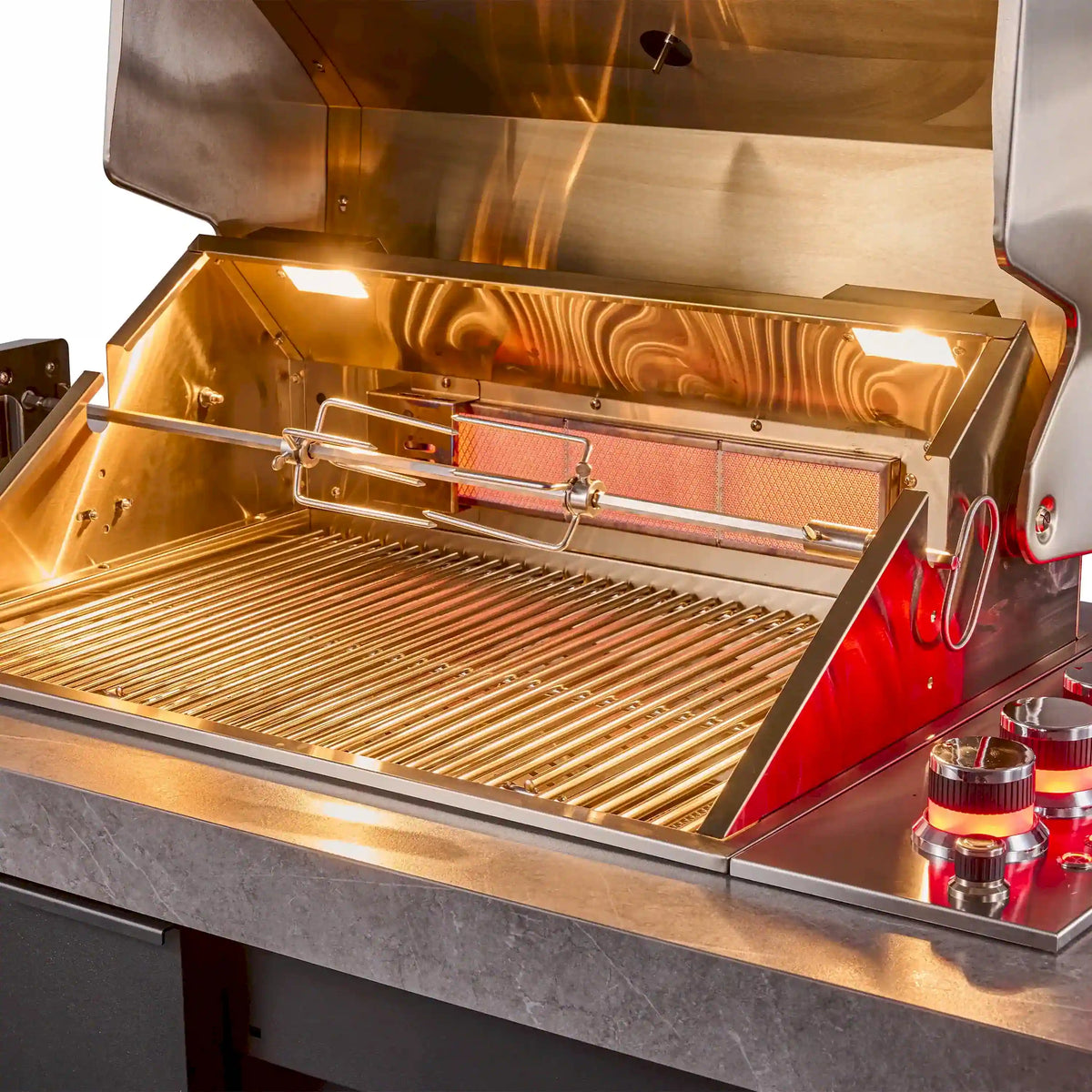 Forno Rimini outdoor kitchen FODKT2544BLK - rotisserie infrared burner