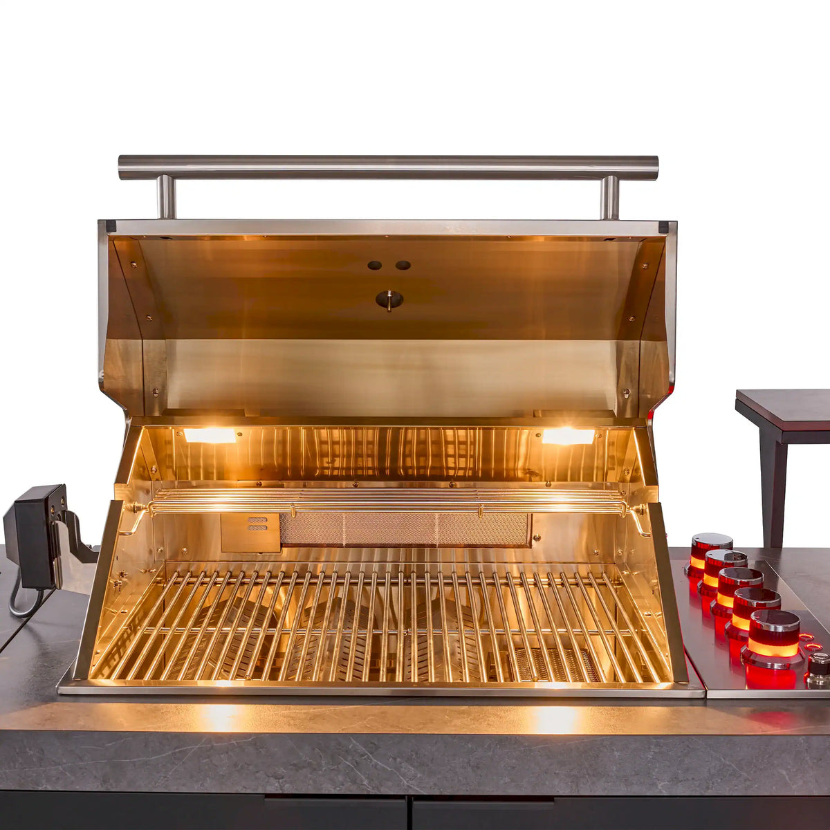 Forno Rimini outdoor kitchen FODKT2544BLK - front open