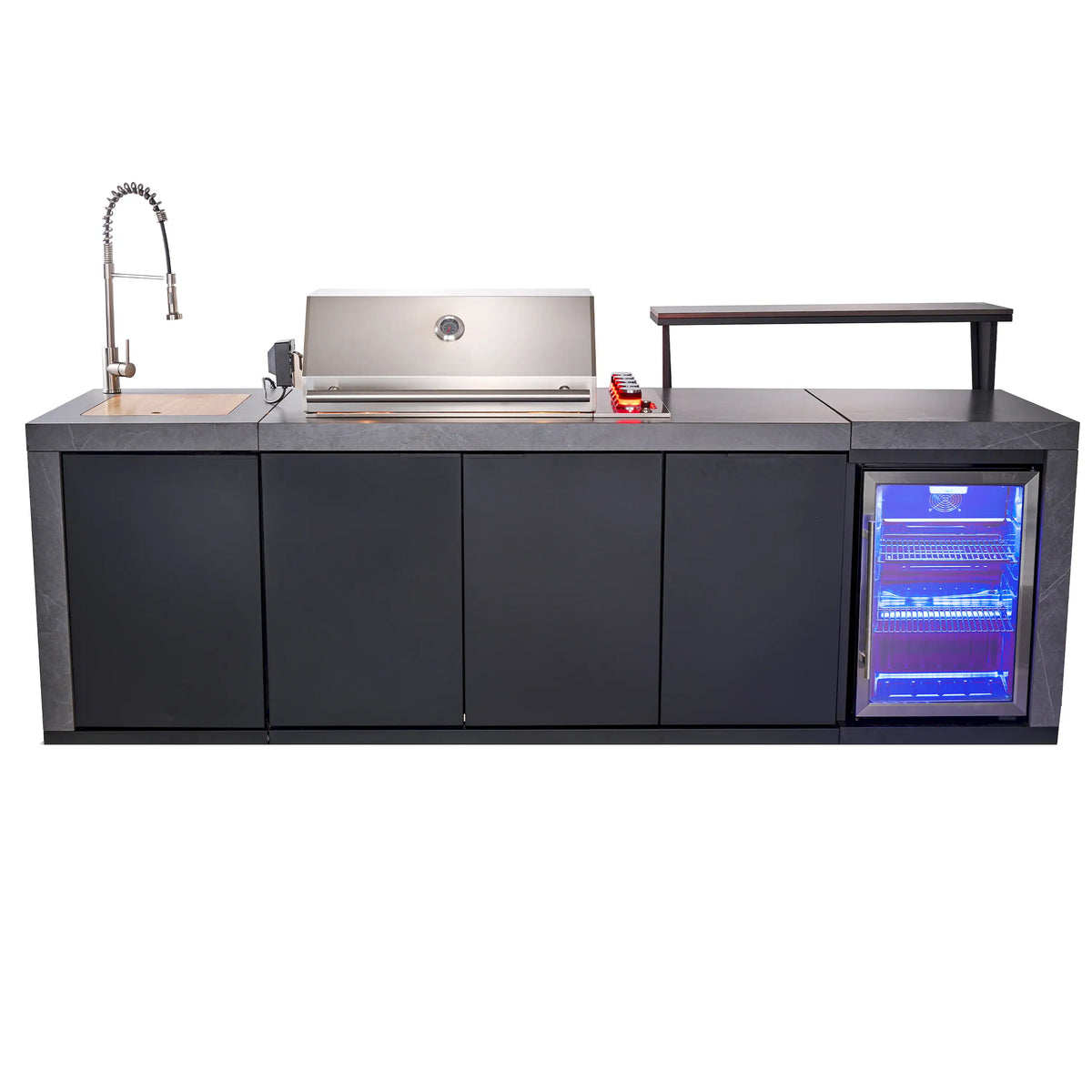 Forno Rimini outdoor kitchen FODKT2544BLK - front main picture