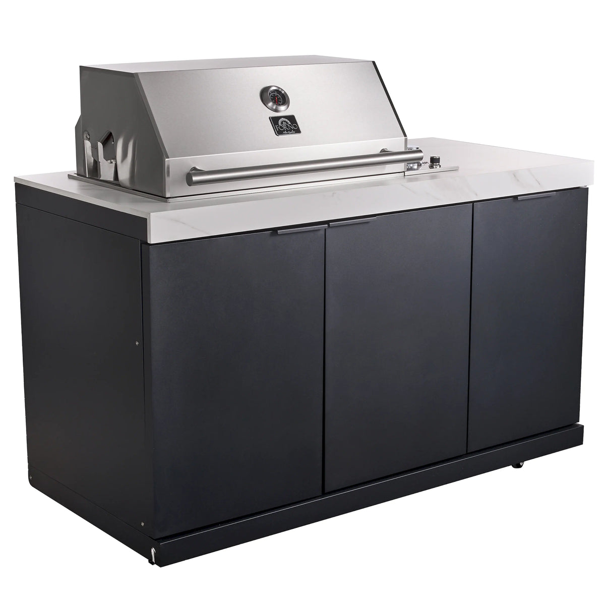 Forno Rimini outdoor kitchen FODKT2575WHT - module left angle