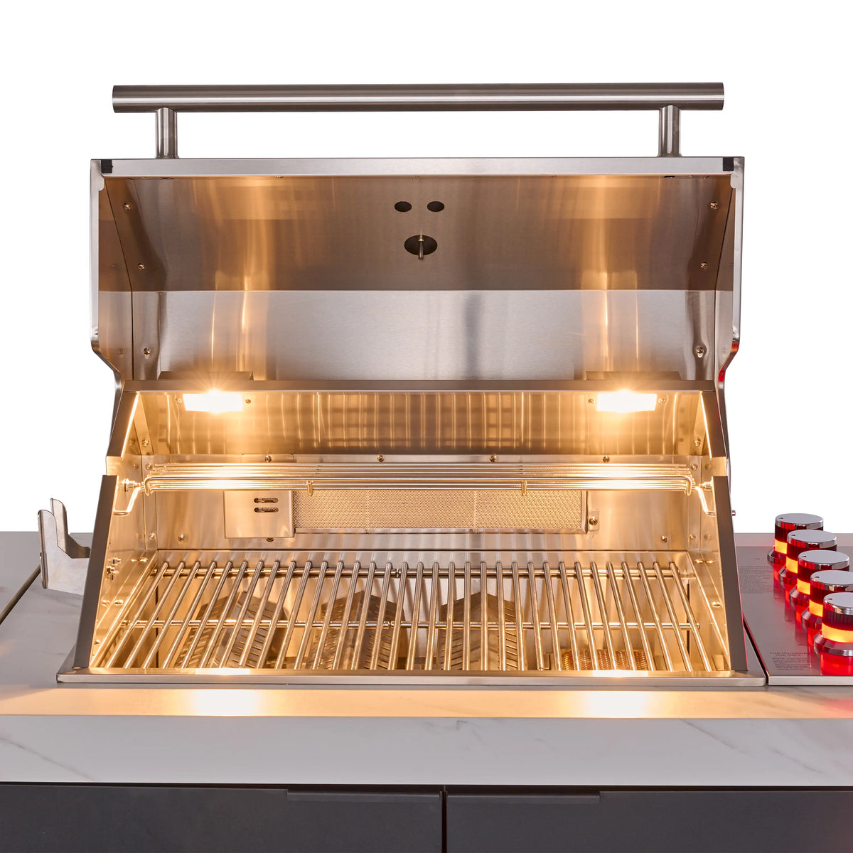 Forno Rimini outdoor kitchen FODKT2575WHT - front open