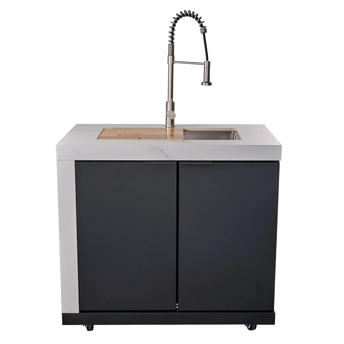 Forno Rimini outdoor kitchen FODKT2575WHT - sink module front