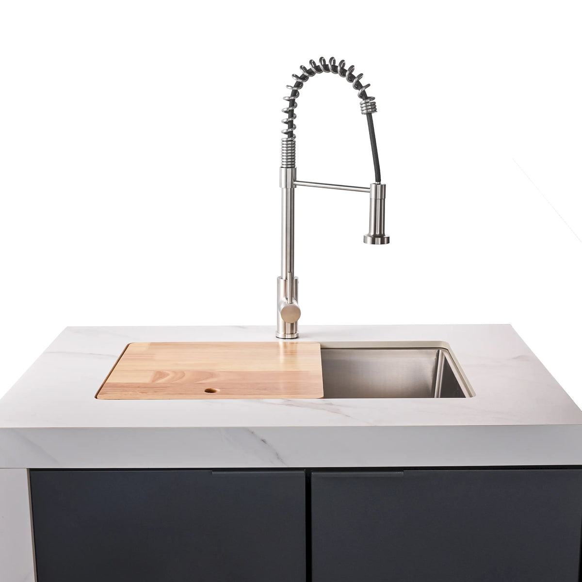 Forno Rimini outdoor kitchen FODKT2575WHT - sink module front