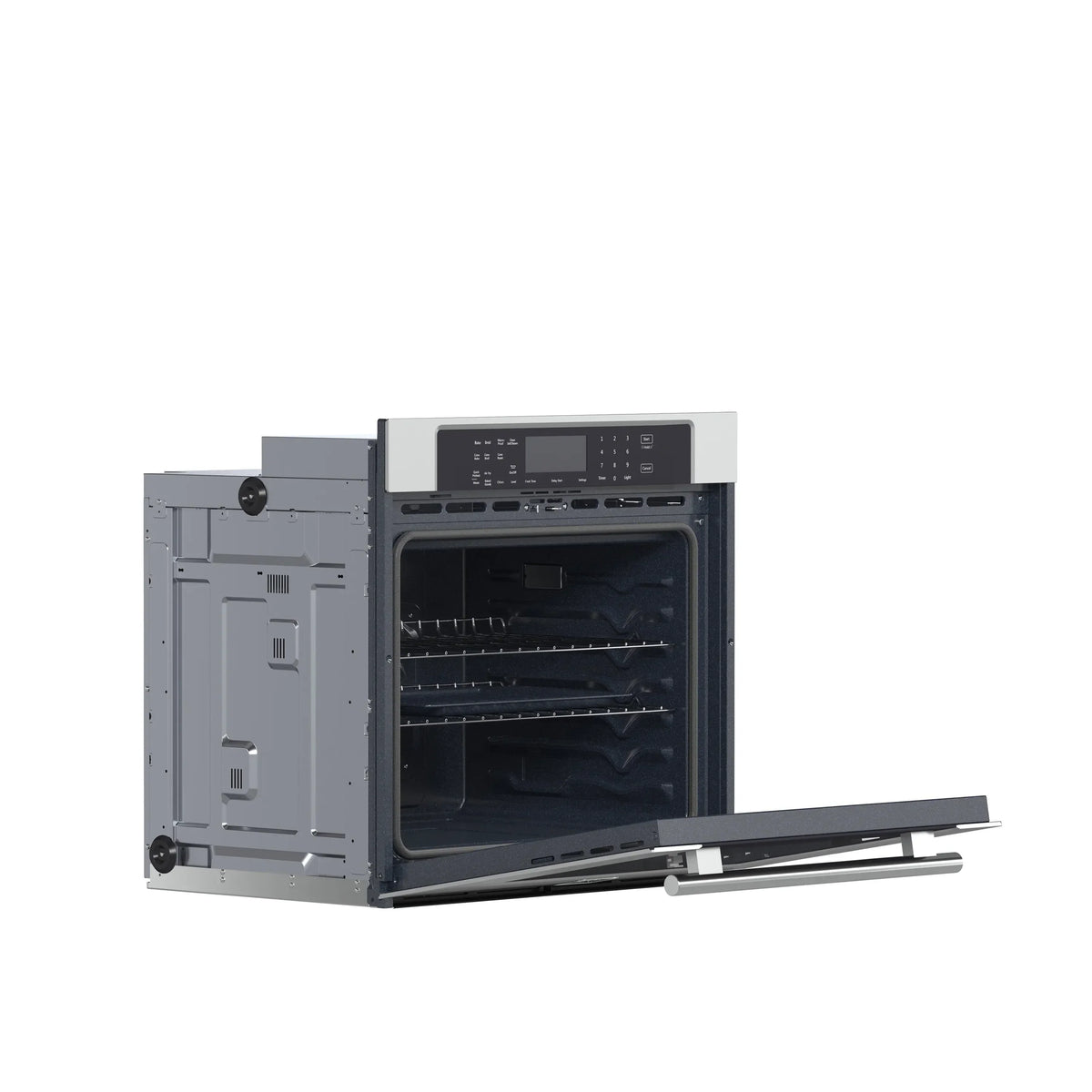 Forno 2-Piece Appliance Package - 30-Inch Villarosa Convention Electric Wall Oven & 30-Inch Microwave Oven in Stainless Steel