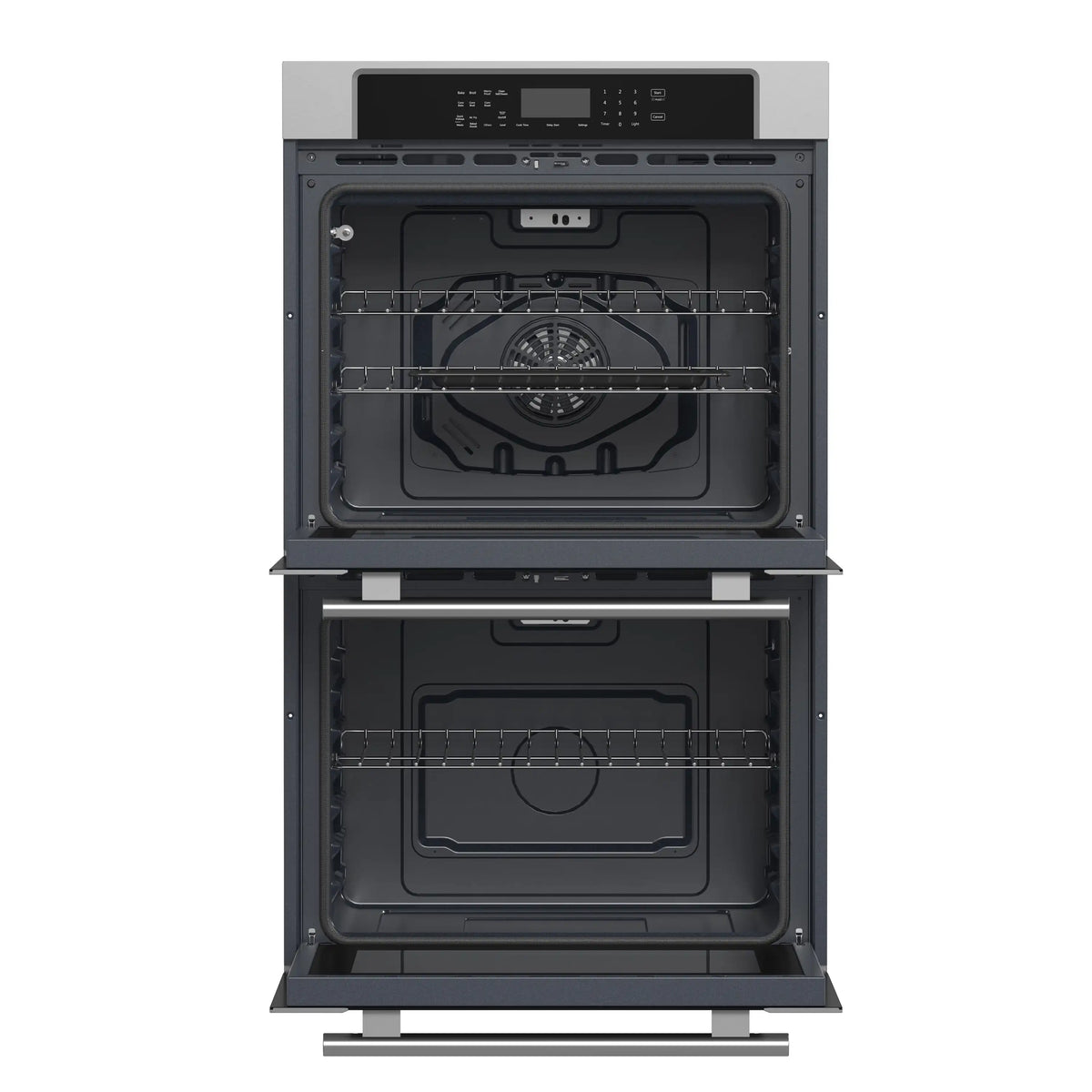 Forno 2-Piece Appliance Package - 30-Inch Villarosa Convention Double Electric Wall Oven & 30-Inch Microwave Oven in Stainless Steel