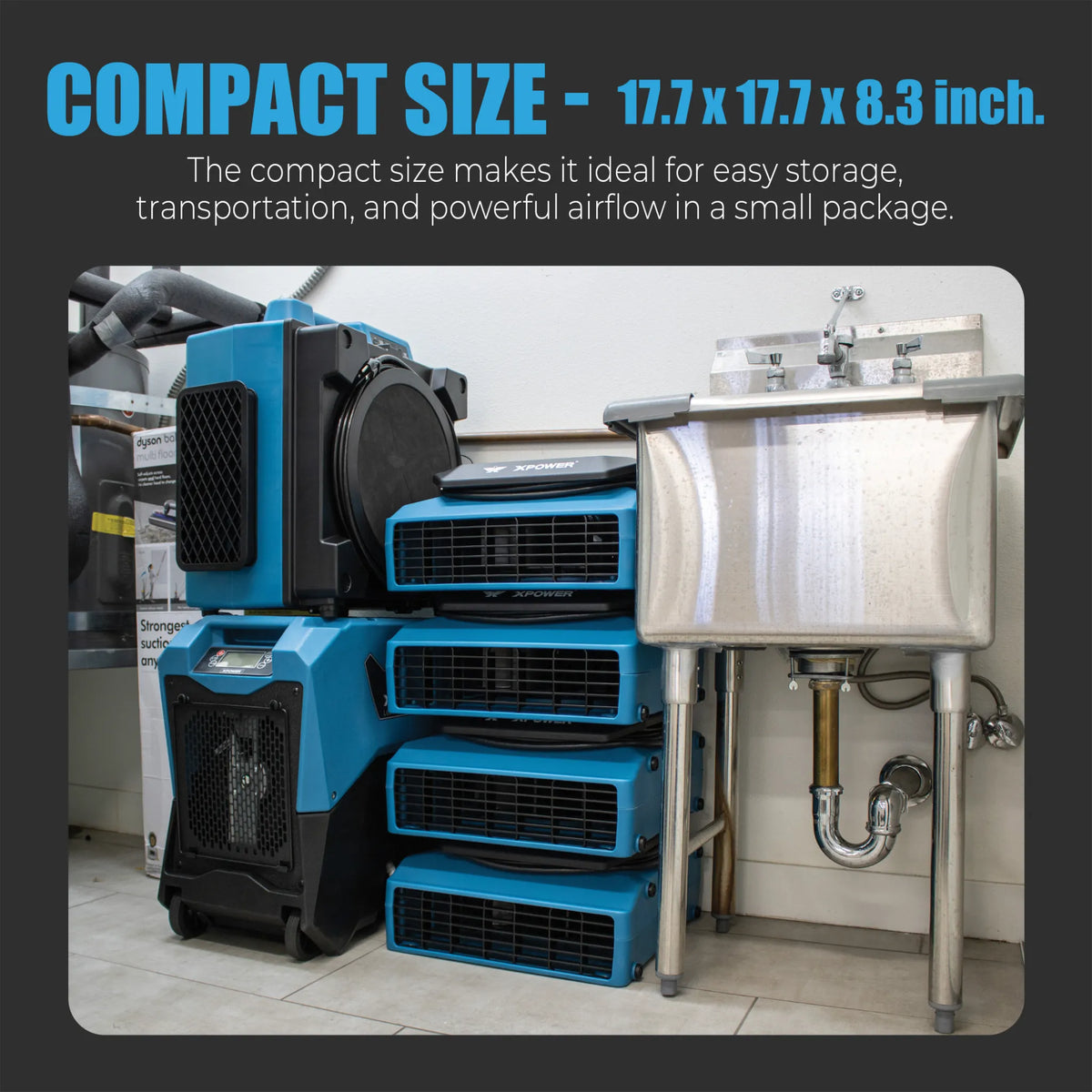 XPOWER low profile air mover PL-700A - product image 6