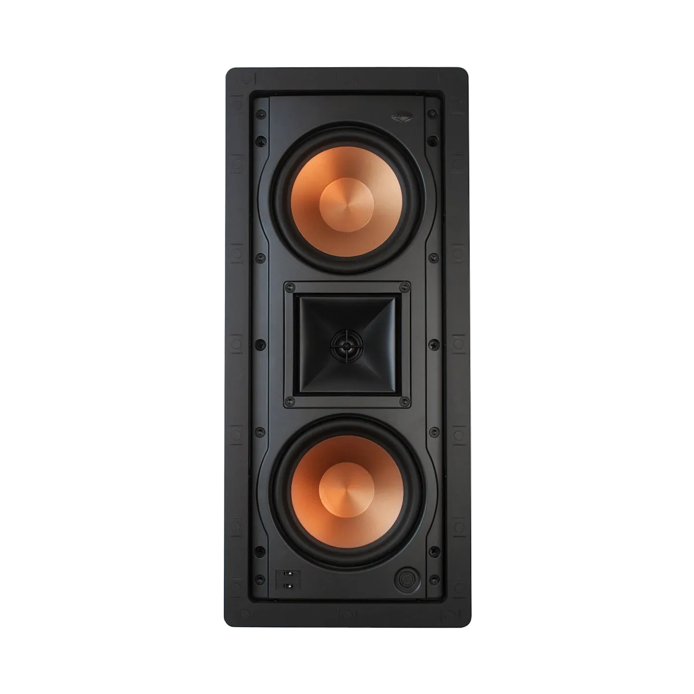 Klipsch R-5502-W II Dual 5.25” 300W Cerametallic Cone Woofers In-Wall LCR Speaker, White (each)