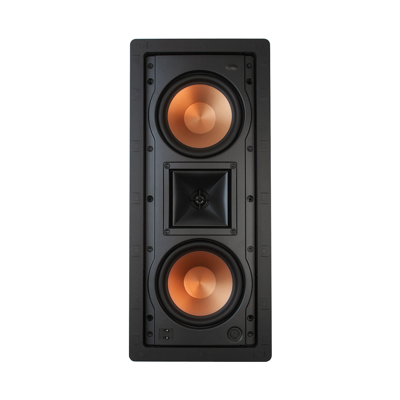 Klipsch R-5502-W II and Klipsch R-5800-W II (Pair) In-Wall Speaker (White)