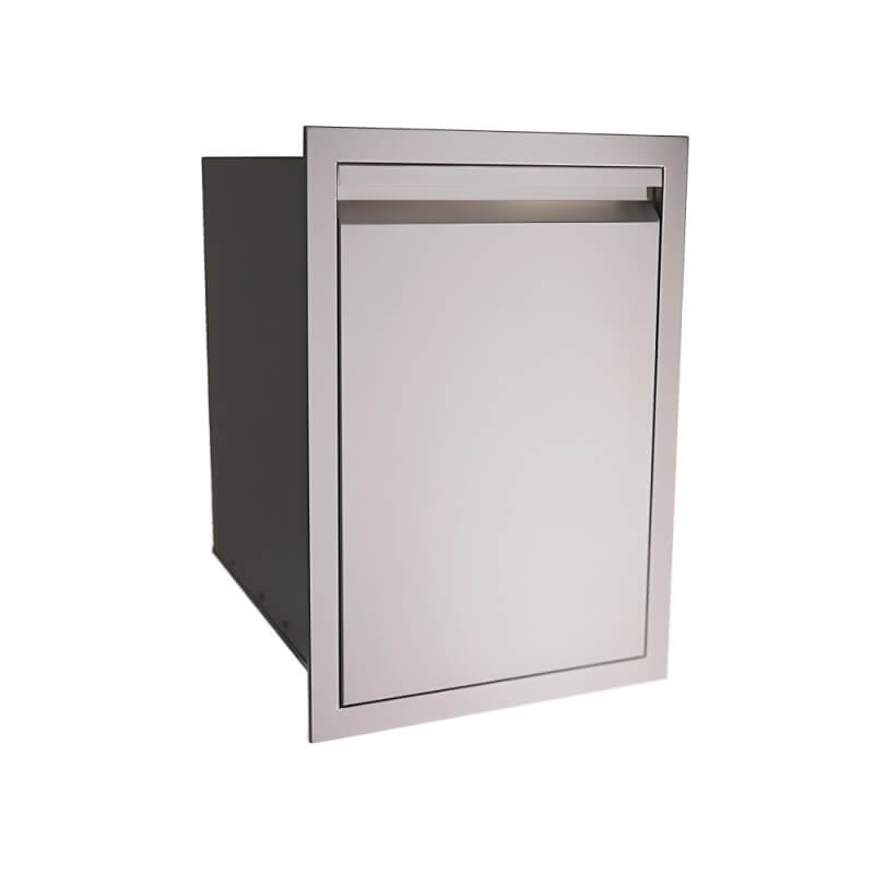 RCS Valiant 20 Inch Stainless Steel Double Trash Drawer - VTD2