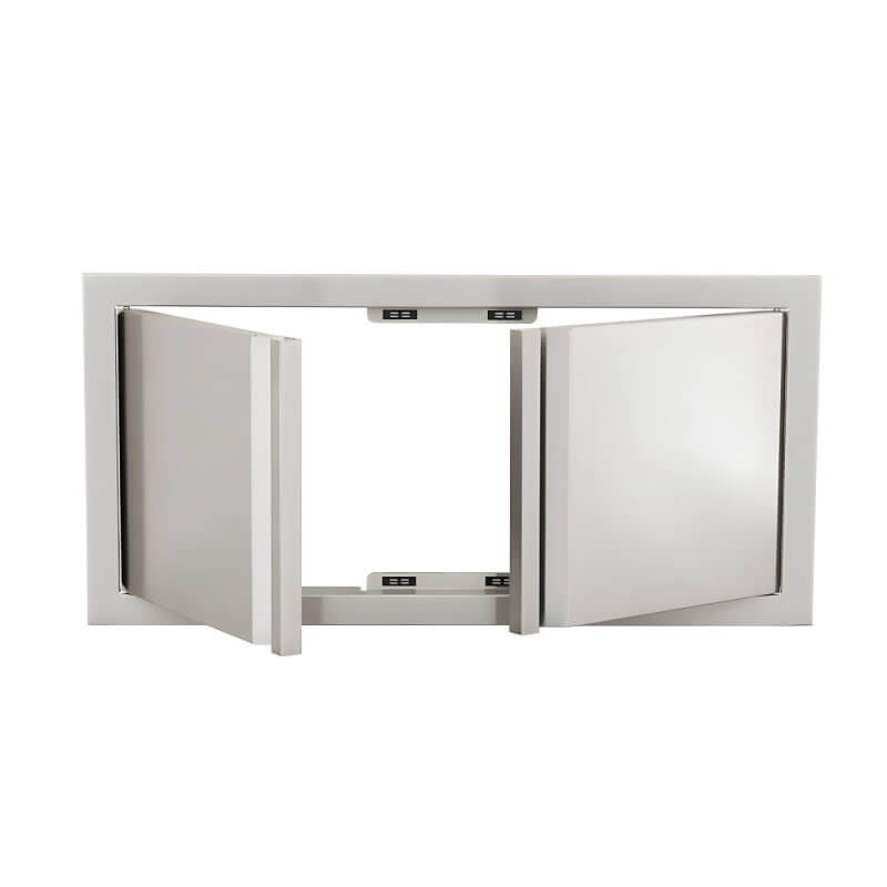 RCS Valiant 33 Inch Low Profile Stainless Steel Double Door - VDD3