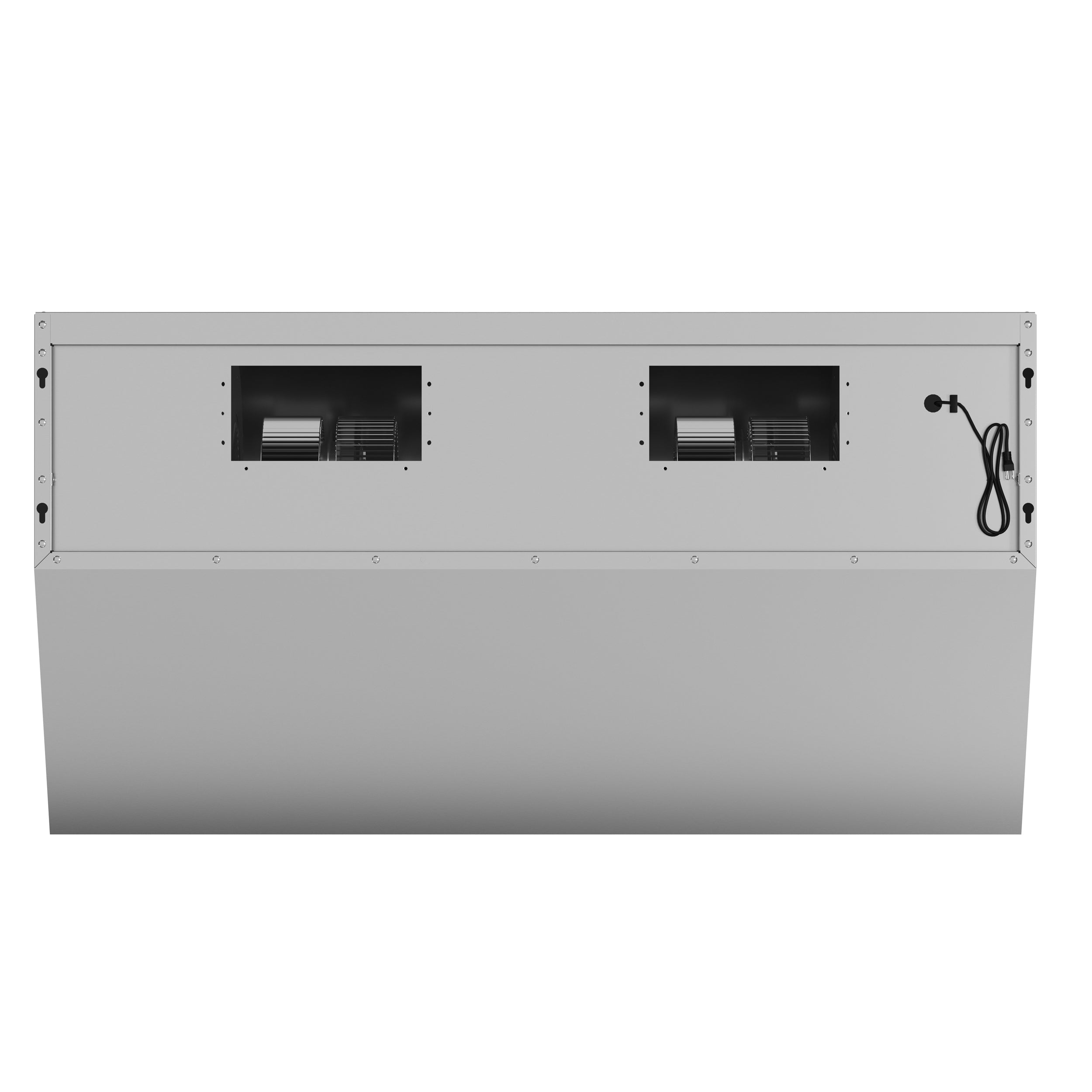 Forno Savona 48-Inch Wall Mount Range Hood with Red Light Warmer, Shelf/Backsplash, and 1200 CFM Motor (FRHWM5029-48HB)