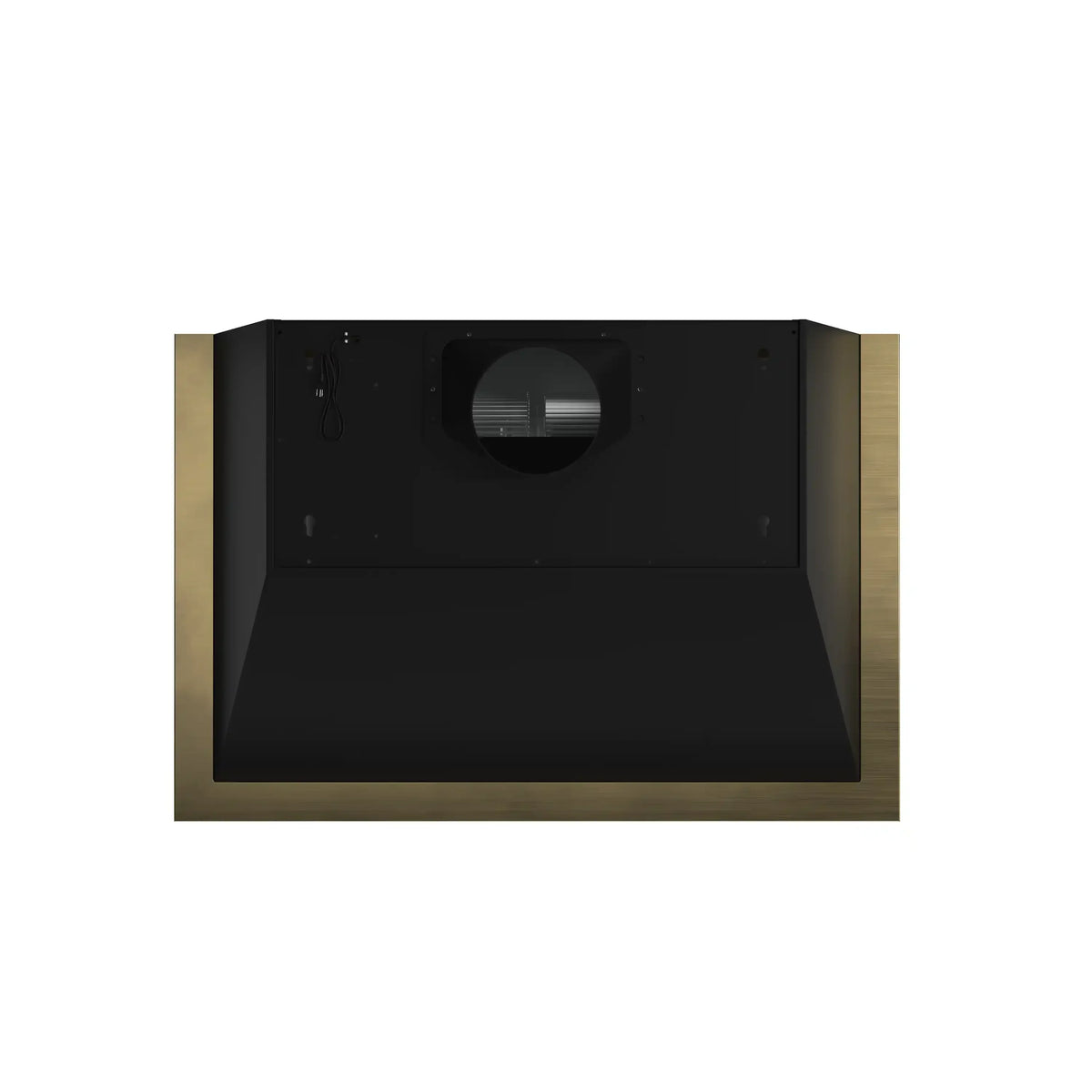 Forno 4-Piece Appliance Package - 36-Inch Gas Range, Wall Mount Range Hood, 60-Inch Convertible Refrigerator with Modern Grille Trim, and Dishwasher in Black with Antique Brass Trim