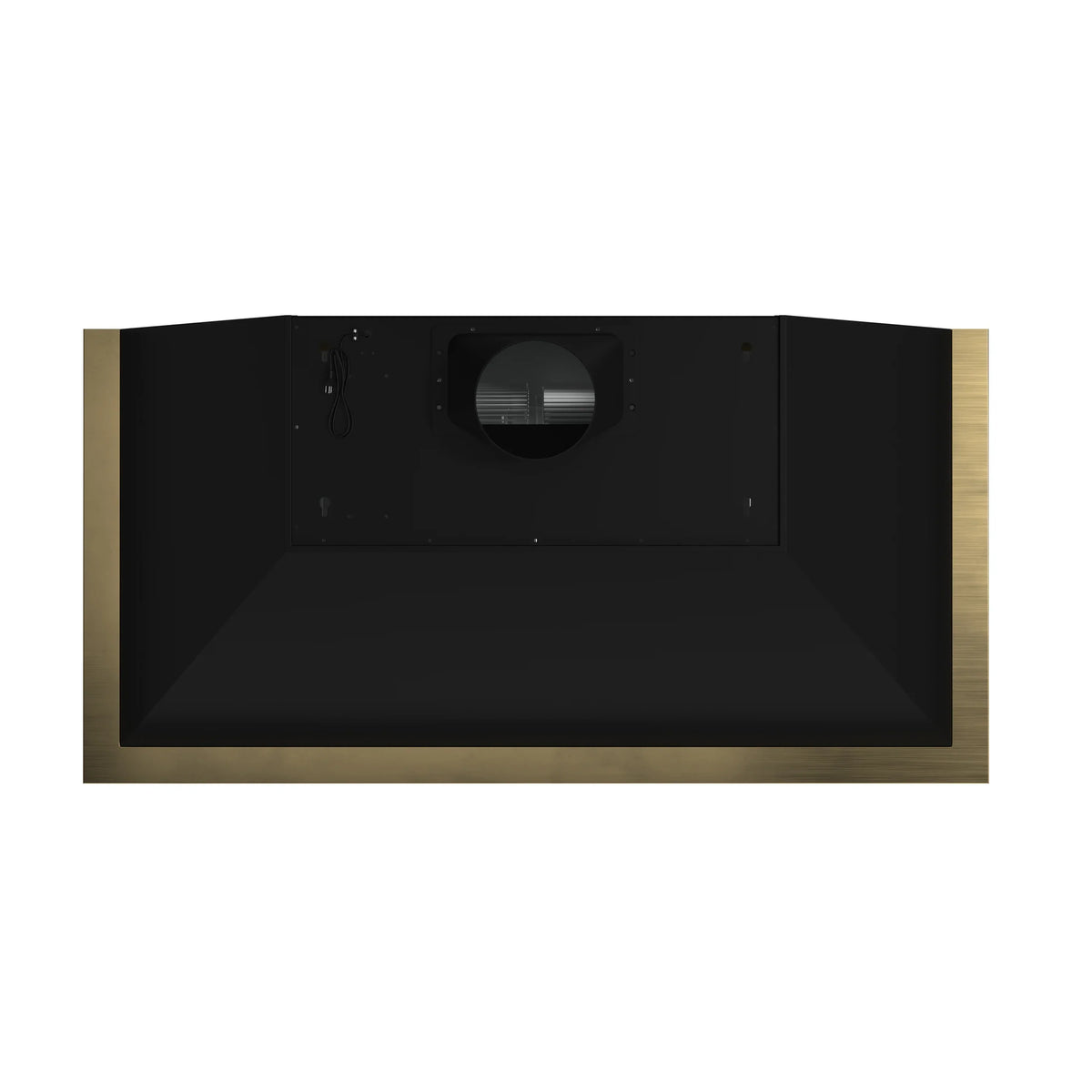 Forno 5-Piece Appliance Package - 48-Inch Gas Range, 60-Inch Convertible Refrigerator with Modern Trim, Dishwasher, and 24-Inch Microwave Drawer in Black with Antique Brass Trim