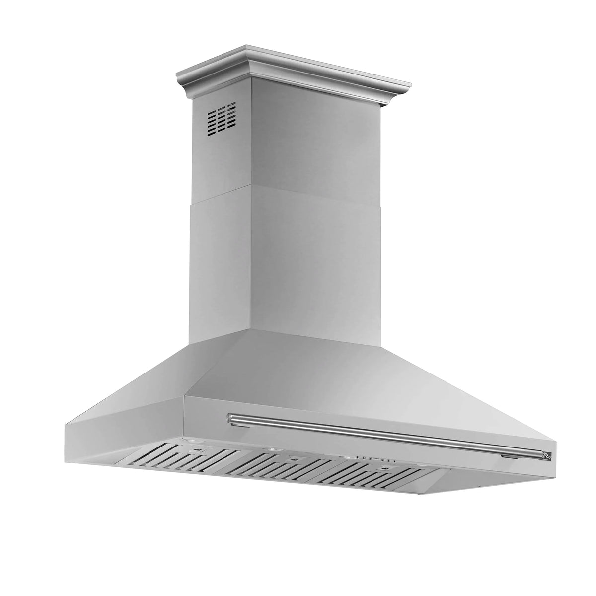 Forno 5-Piece Appliance Package - 48-Inch Dual Fuel Range, Wall Mount Range Hood, 36-Inch Refrigerator, Dishwasher, and 30-Inch Microwave Drawer in Stainless Steel