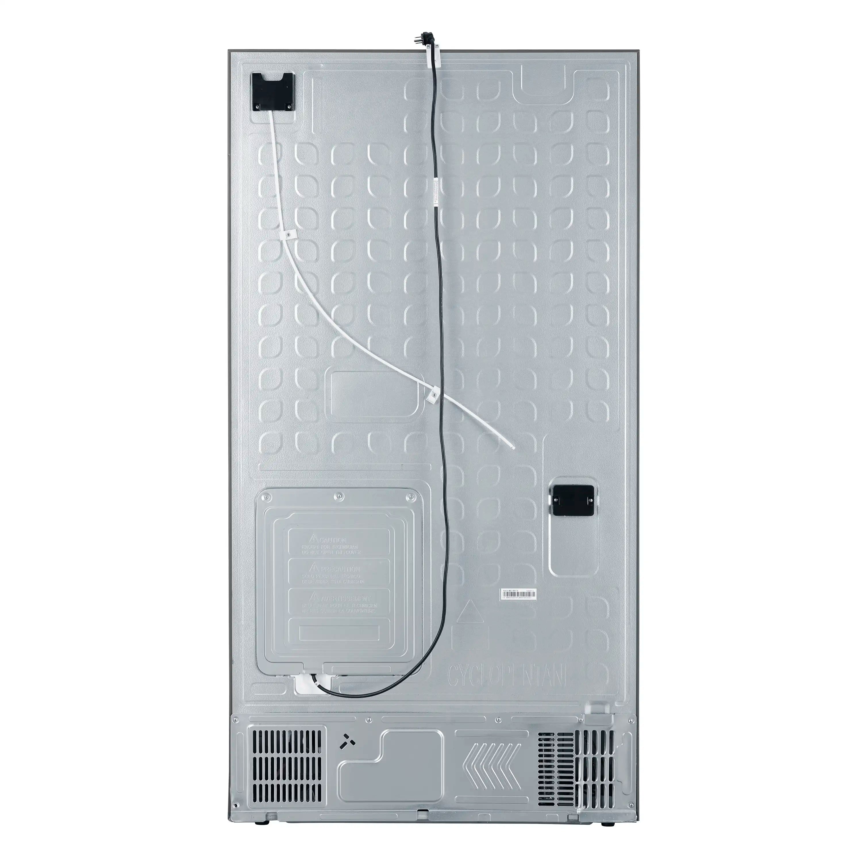 Forno Aosta 36-inch French Door Refrigerator with 22.4 Cu. Ft. External Water Dispenser & Freezer Automatic Ice Maker in Stainless Steel (FFFFD1866-36SB)