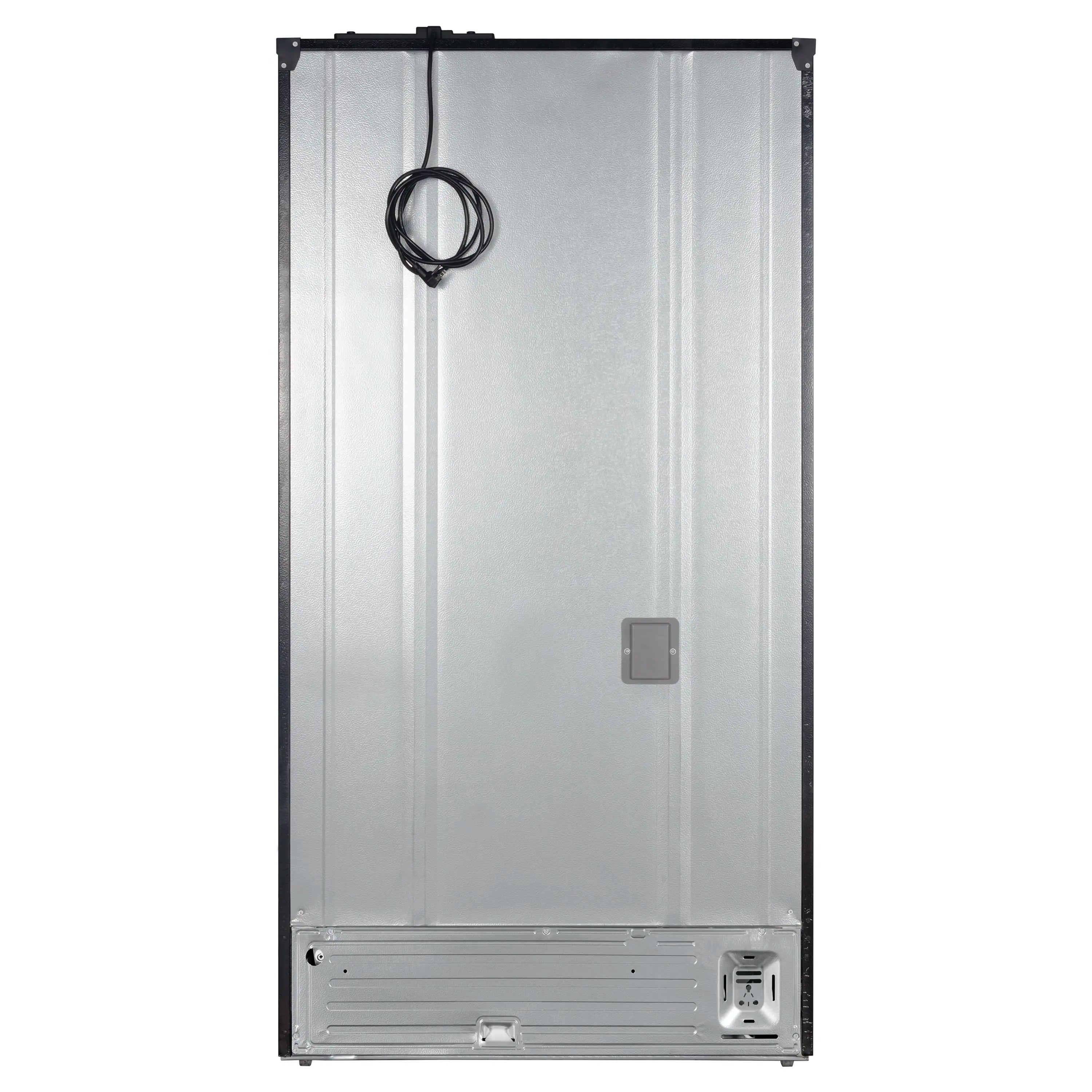 Forno Rivello 36-Inch French Door 27.4 Cu. Ft. Refrigerator with Internal Water Dispenser in Black with Stainless Steel Handles (FFFFD1783-36BLK)