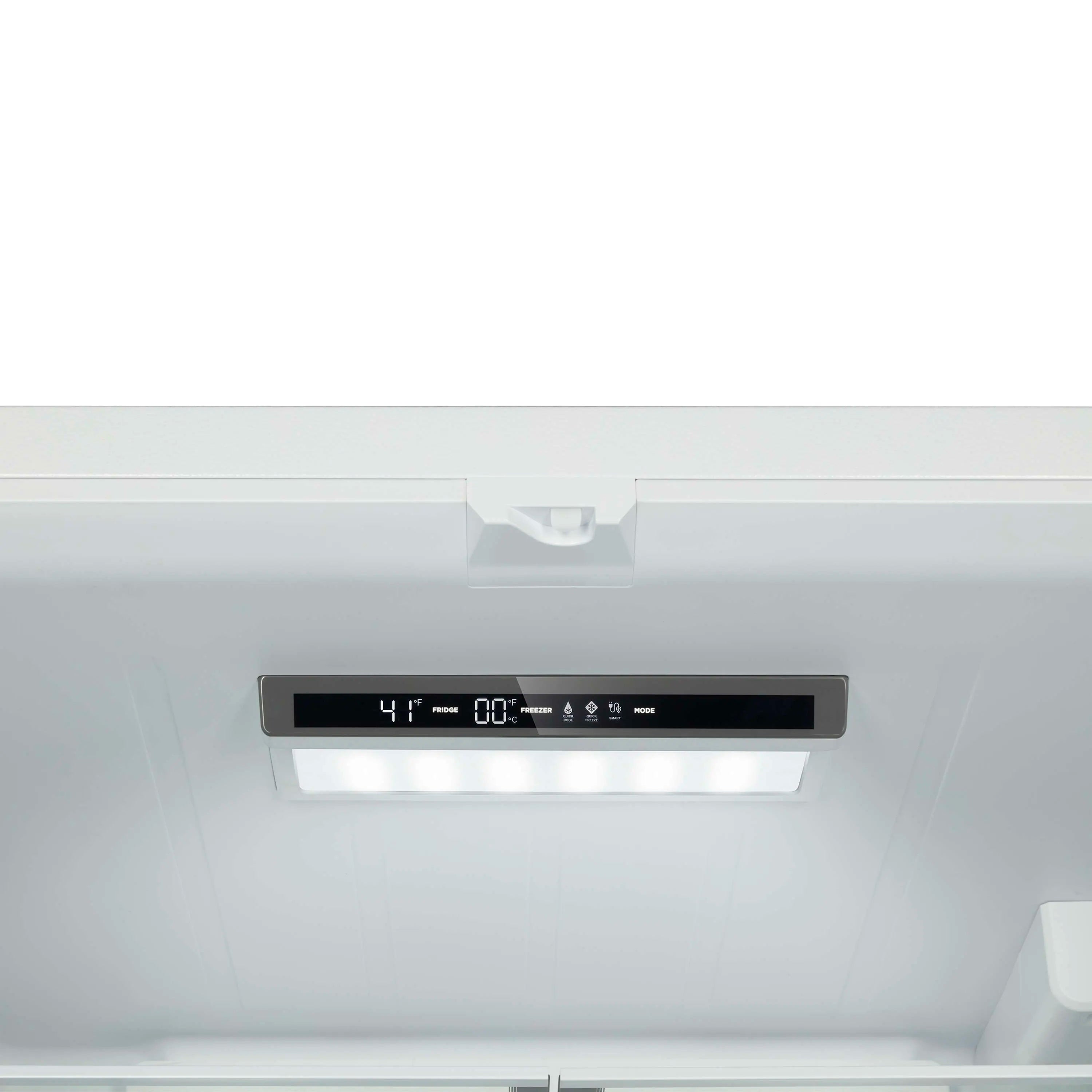 Forno Rivello 36-Inch French Door 27.4 Cu. Ft. Refrigerator with Internal Water Dispenser in White with Antique Brass Handles (FFFFD1783-36WHT)