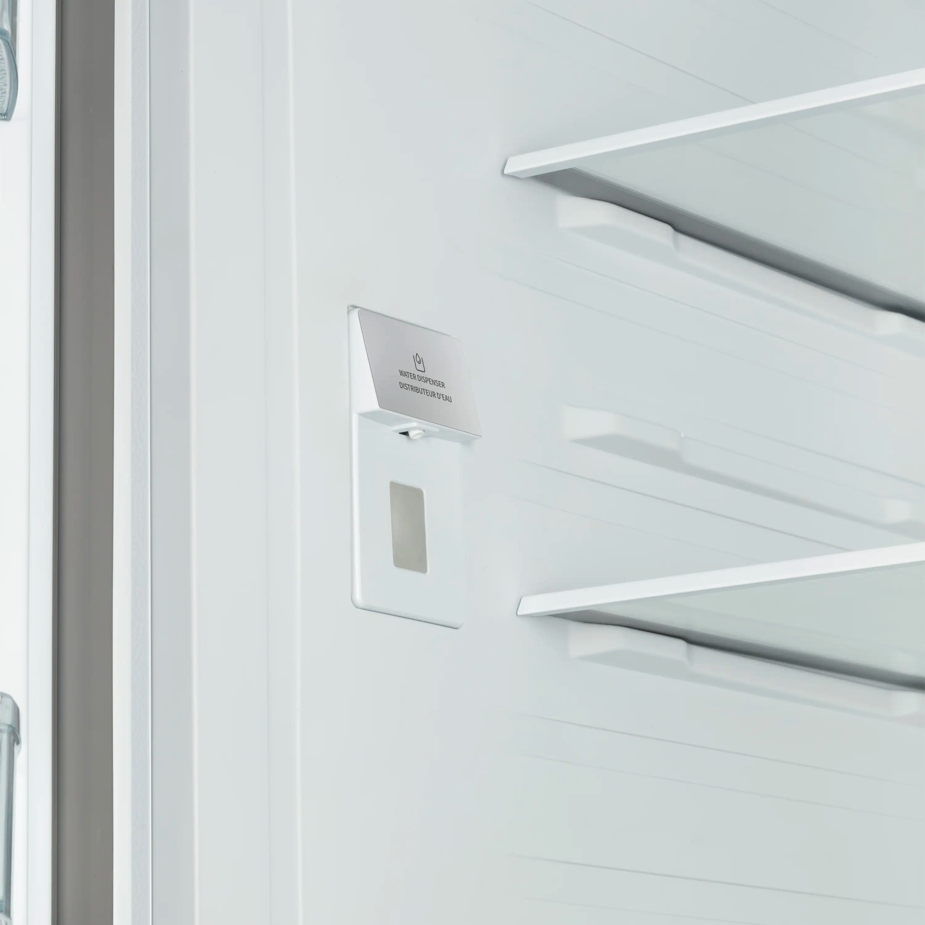 Forno Rivello 36-Inch French Door 27.4 Cu. Ft. Refrigerator with Internal Water Dispenser in White with Stainless Steel Handles (FFFFD1783-36WHT)