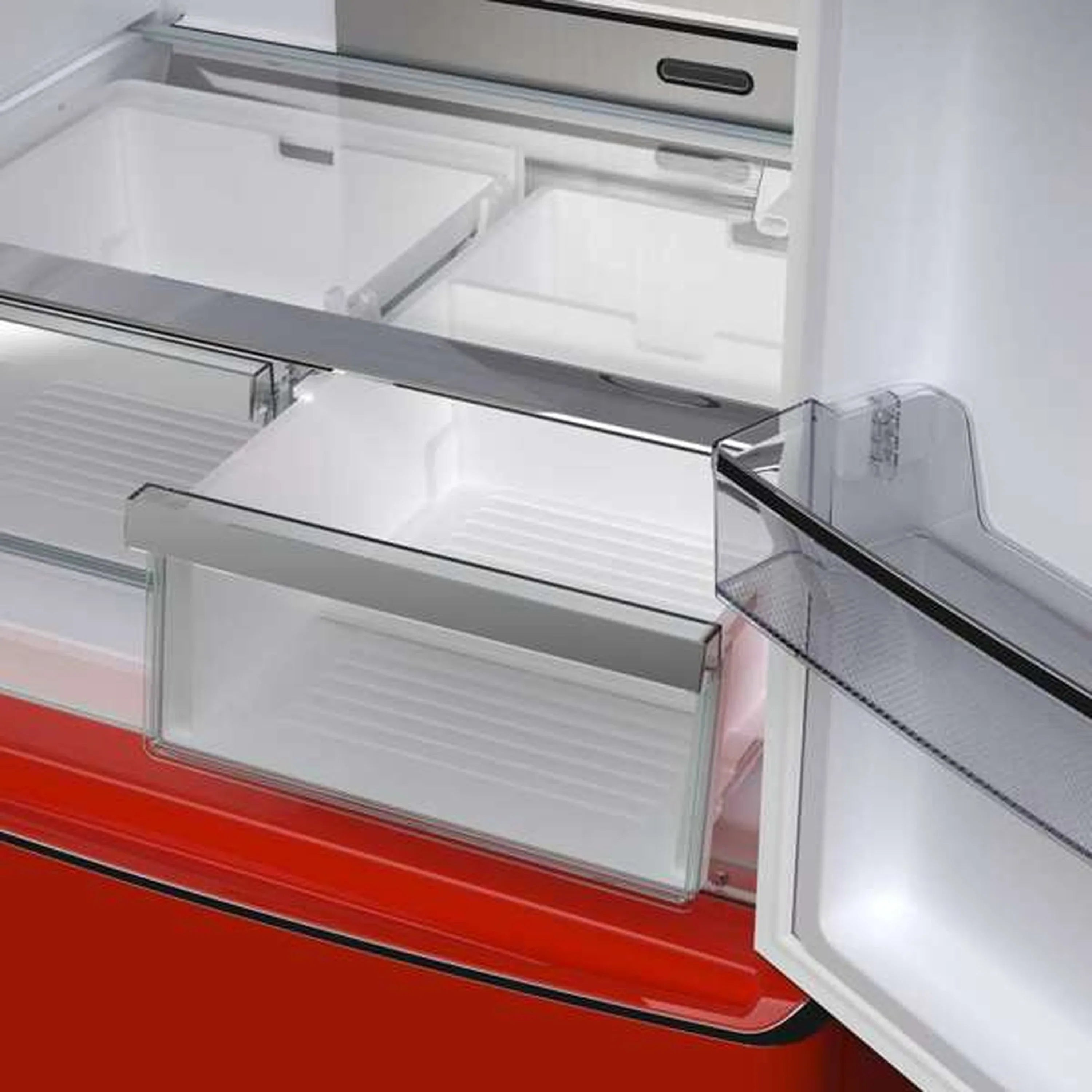 Forno Luigi 33-Inch 18 cu.ft. French Door Refrigerator in Red (FFFFD1791-33RED)