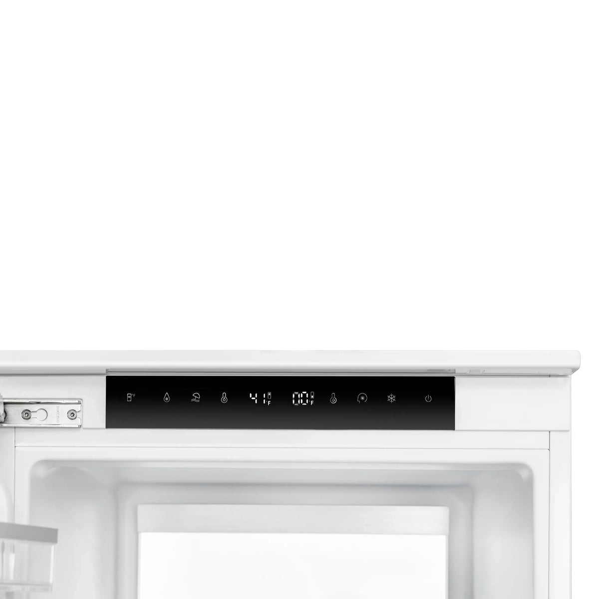 Forno Rivestito 42-Inch Built-In Panel Ready Refrigerator with Double Bottom Freezer, 16.9 Cu. Ft., Ice Maker, Total No Frost, Fast Cool & Fast Freeze (FFRBI1794-42)