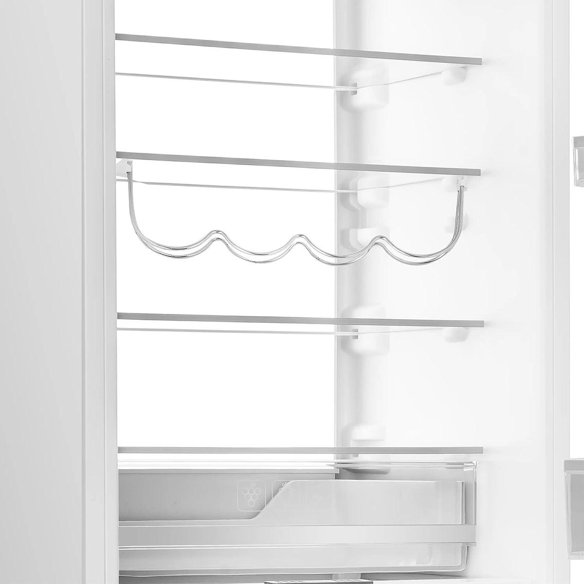 Forno Rivestito Built-In 22-Inch 8.3 Cu. Ft. Refrigerator with Bottom Freezer in Panel Ready with Ice Maker, Total No Frost, Fast Cool & Fast Freeze (FFRBI1704-21)